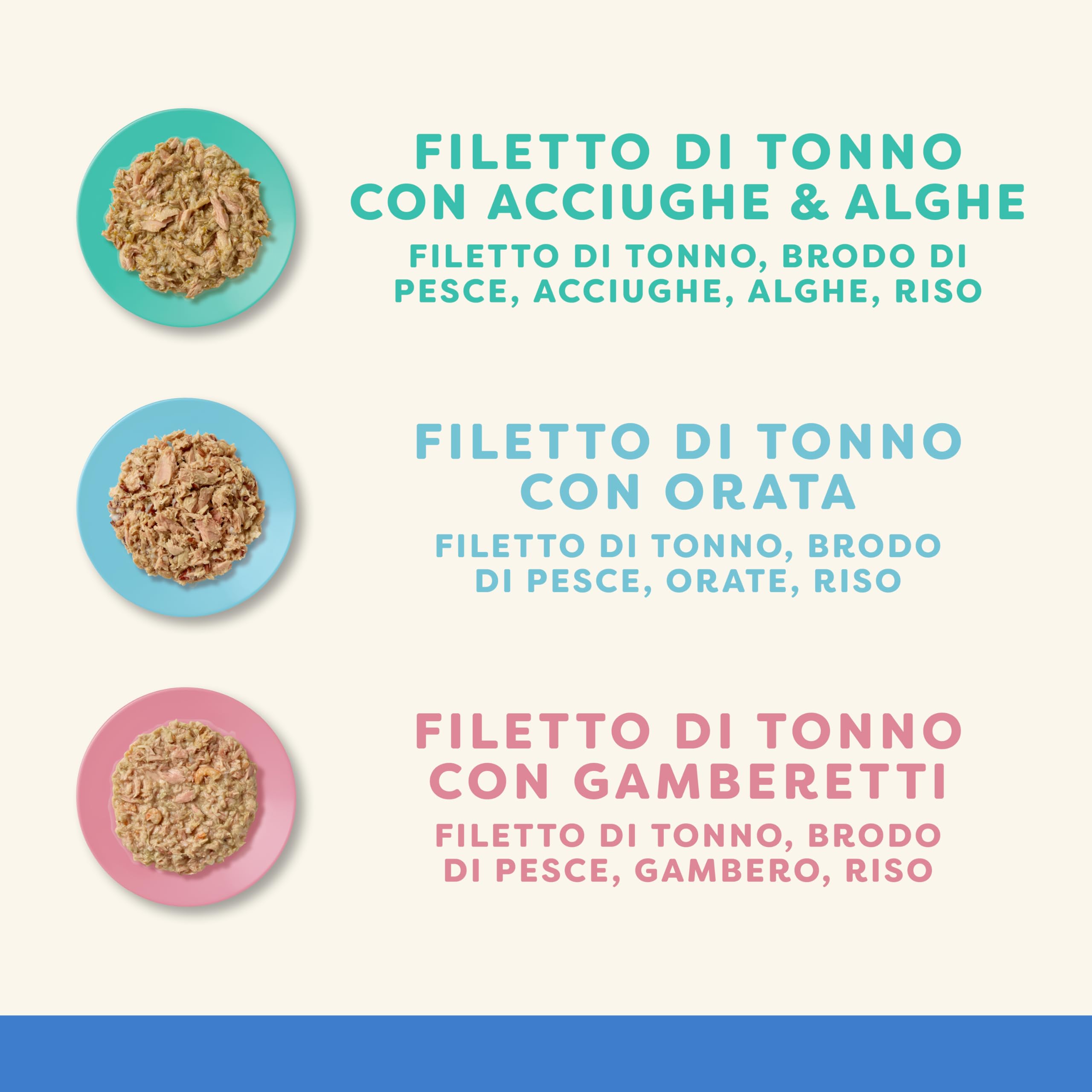 Cibo Umido Per Gatti Applaws - Filetto Di Tonno E Orata In Brodo Naturale, 12 Buste Da 70g - Foto 2