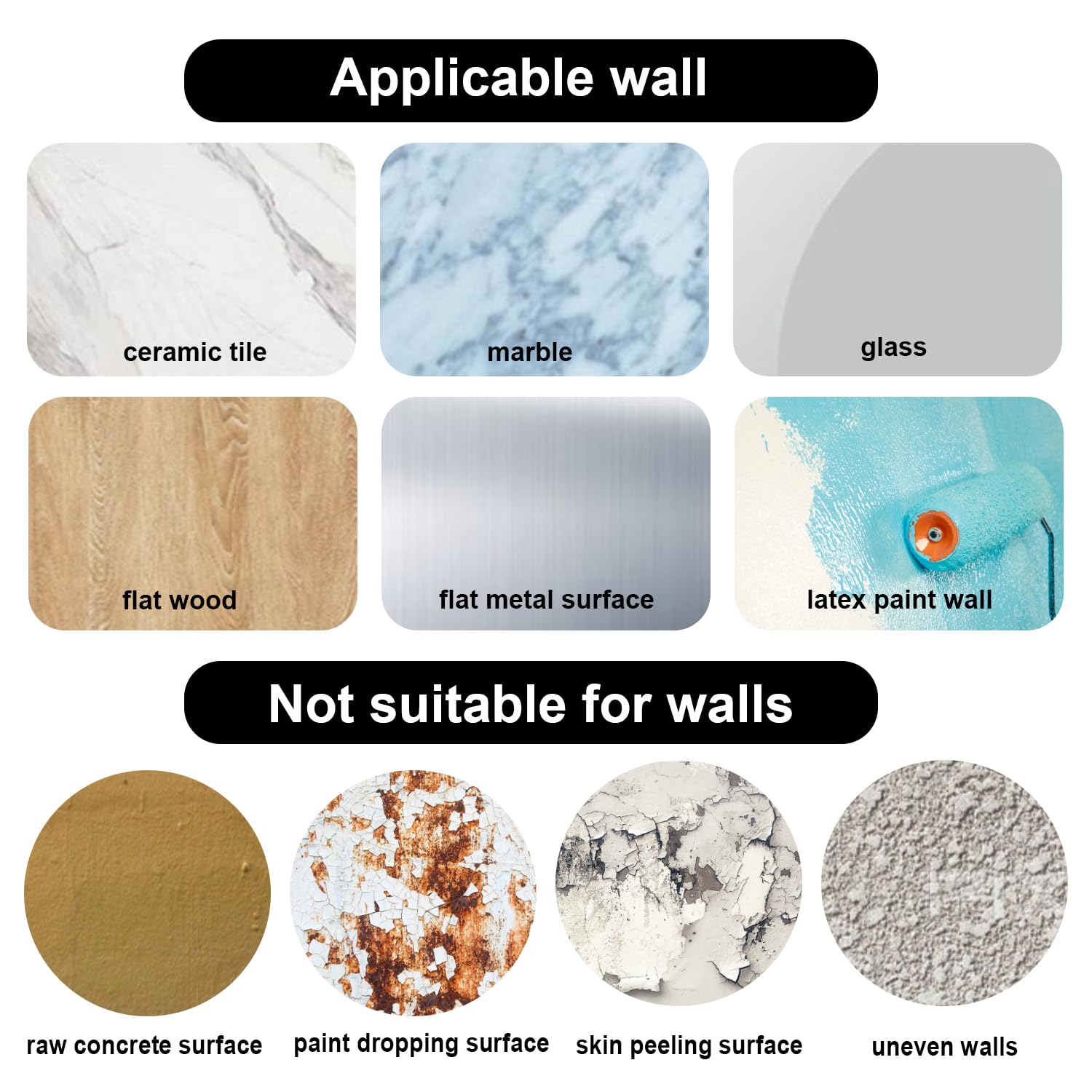 Specchi Adesivi Da Parete 30x20cm - 4 Pezzi In Acrilico Per Bagno E Camera - Foto 7