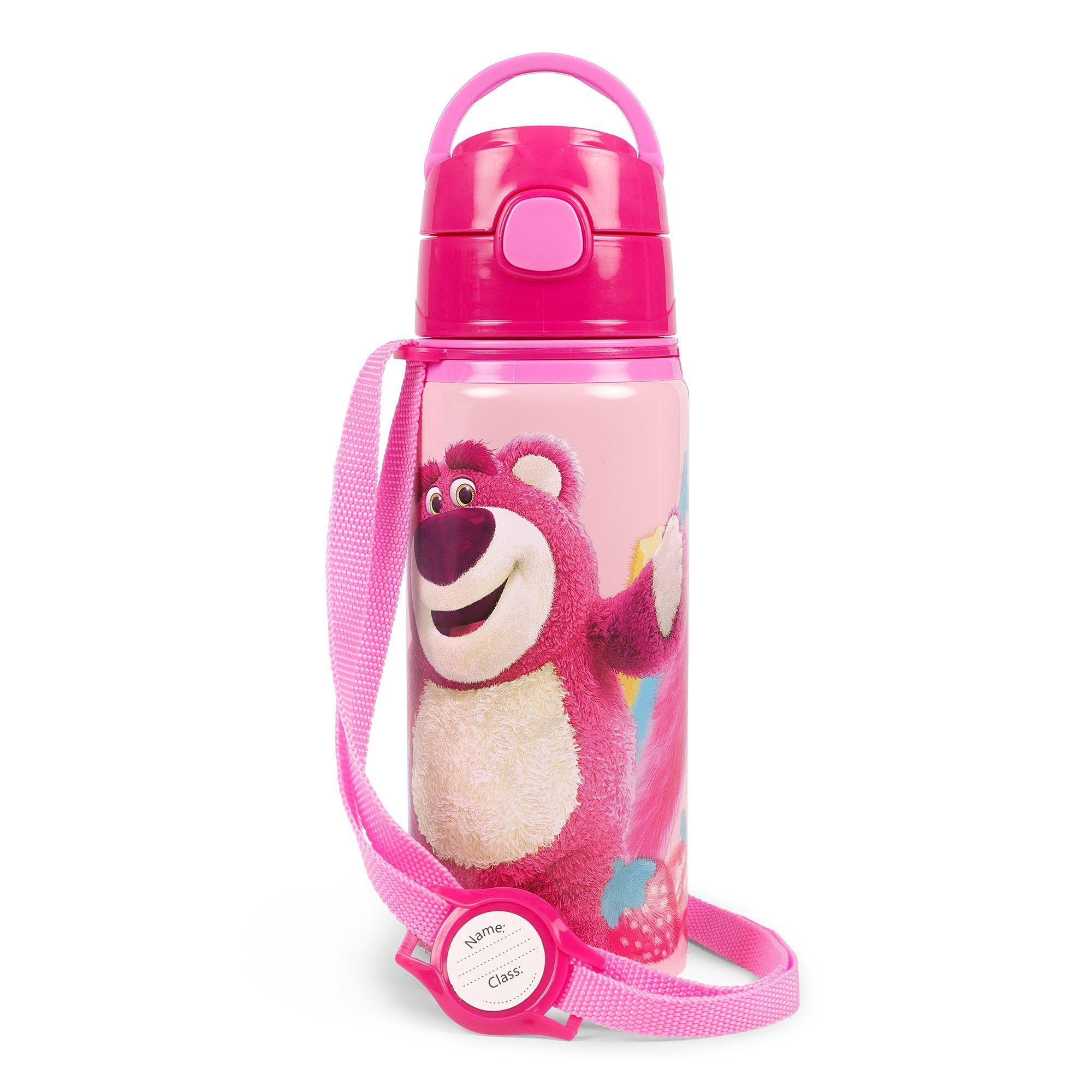 Kids Film & Cartoon Pink Kids Film And Cartoon Toy Story Lotso Water Bottle Lts00014
