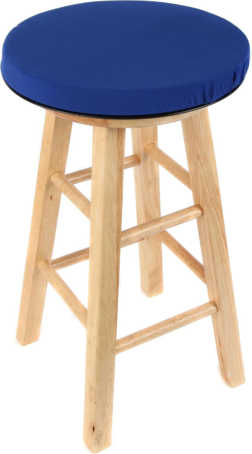 Trenton Gifts Portable Swivel Seat Cushion, 360 Degree Rotation, Up to 300 Lbs Capacity, Polyester, Blue