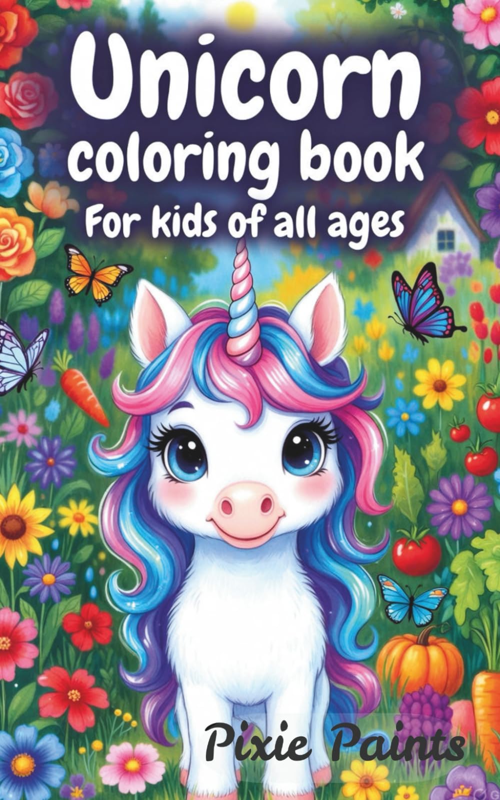 Unicorn coloring book: for kids of all ages