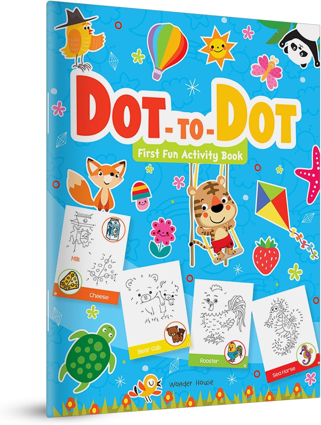 Dot to Dot: First Fun Activity Book for Kids | Beginner Connect-the-Dots Puzzles | Ages 4โ7 | 2+ Hours of Creative Play