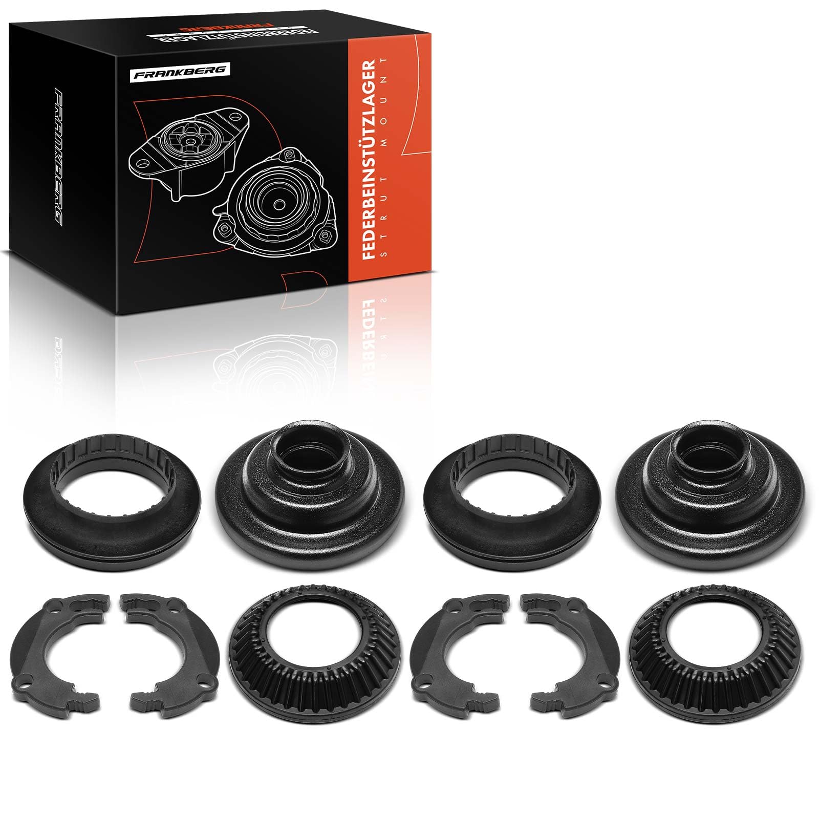 Frankberg 2x Domlager Federbeinstützlager Vorne Links Rechts Kompatibel mit Zafira/Zafira Family B A05 Astra H A04 Astra H Twintop A04 Astra H Caravan A04 Astra H GTC Replace# 344543