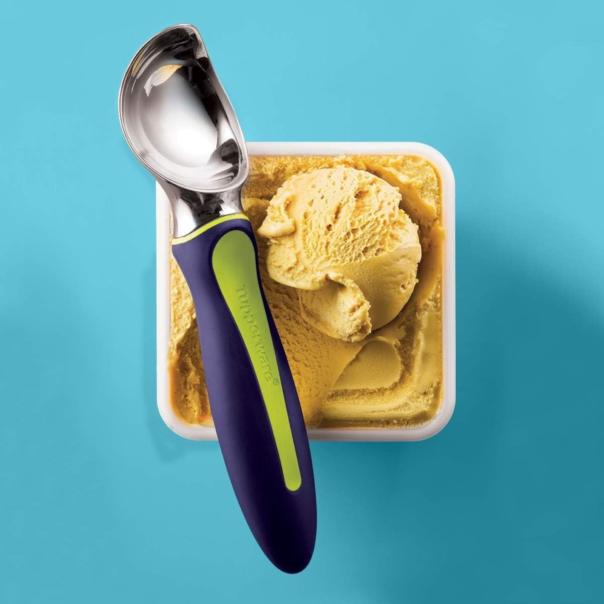 Tupperware Cuillère à glace verte et noire