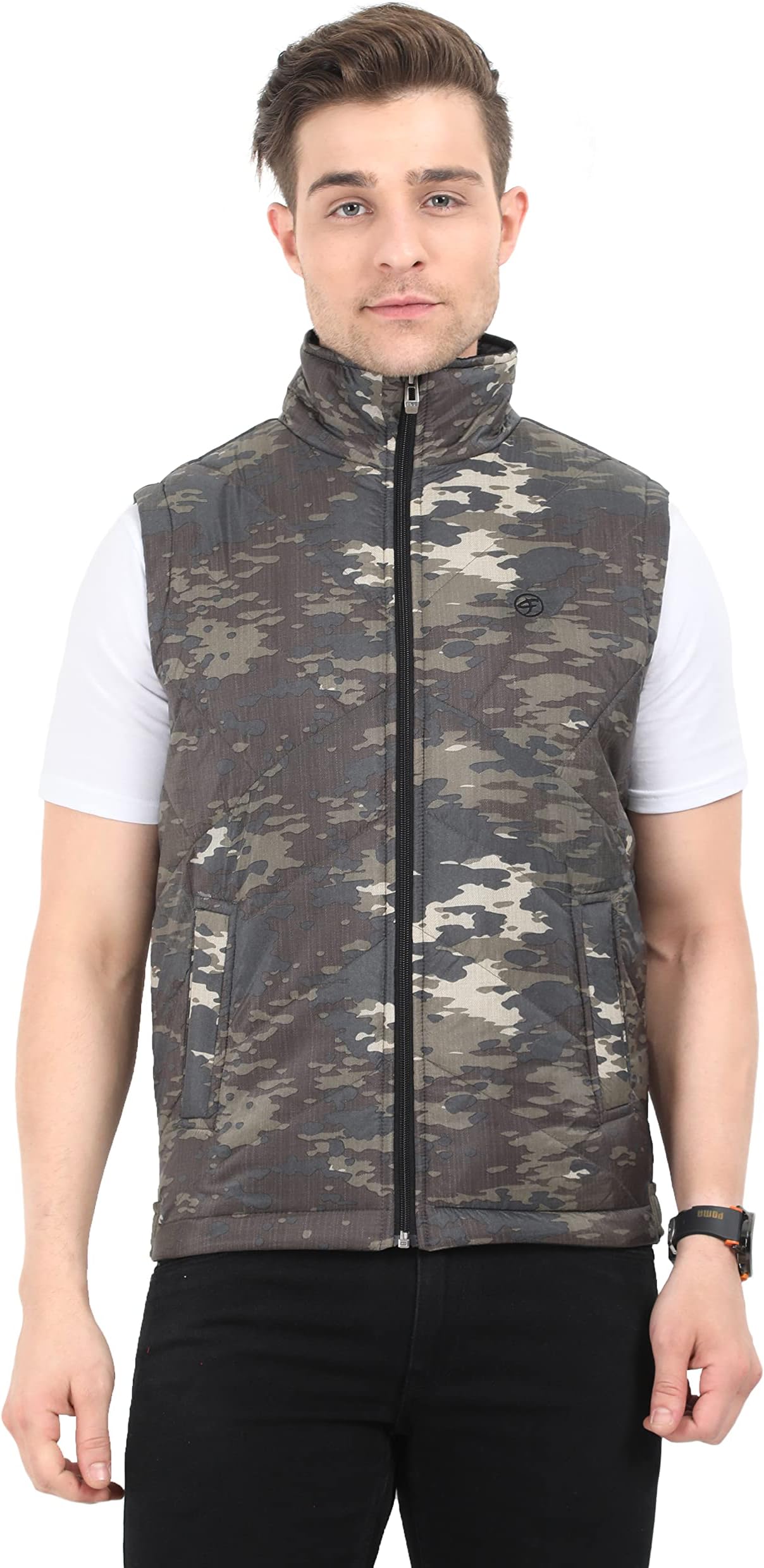 Forest Club Men's Solid Regular Jacket | Light Weight | Water Resistant | Casual Wear | Quilted Jackets | Winter Jackets for Men | All Time Wear |
