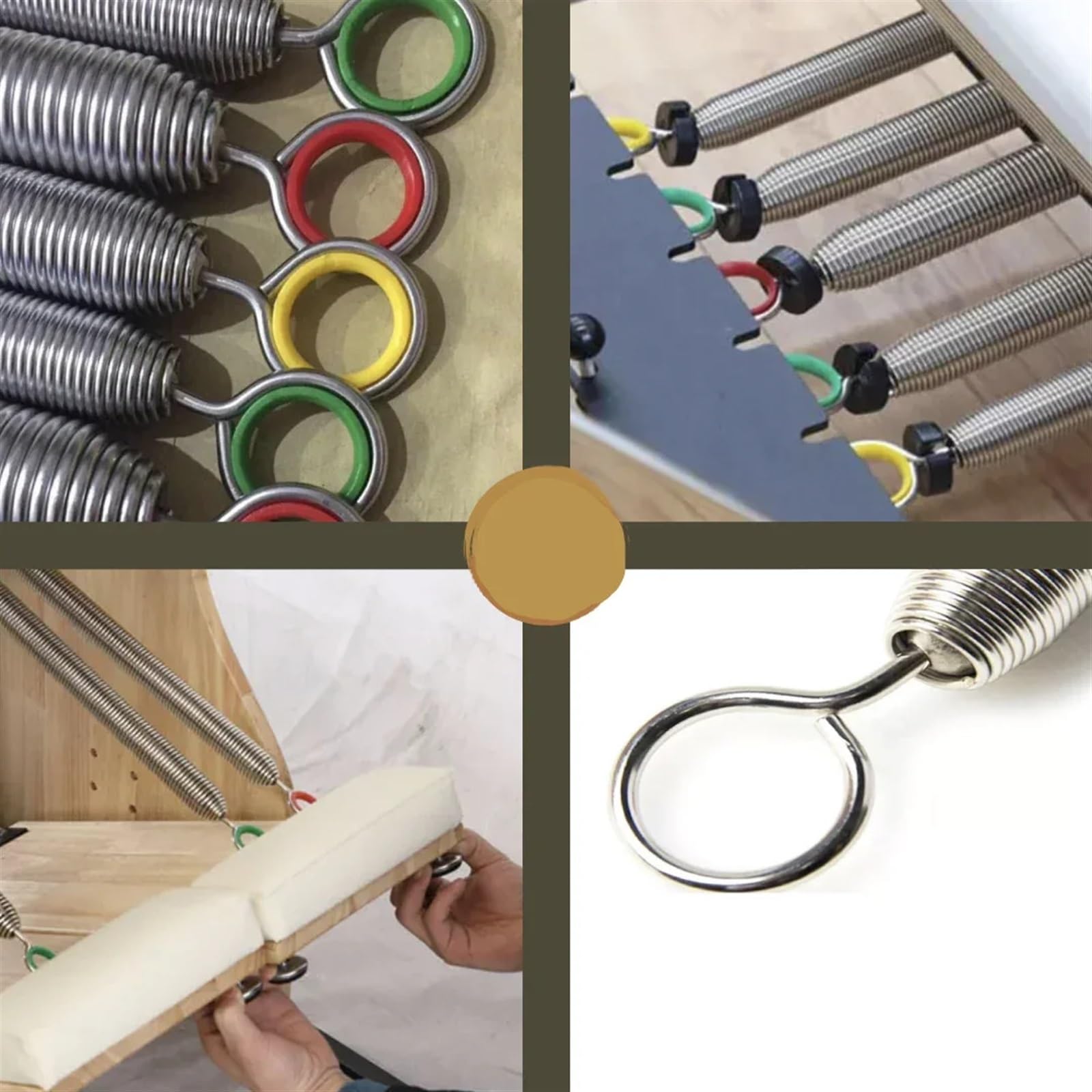 Yoga de Alta Resistencia, 5 uds., Accesorios for Equipos de Pilates Reforme, Resorte de tensión, núcleo de Pilato, Cama, resortes de Alambre de música