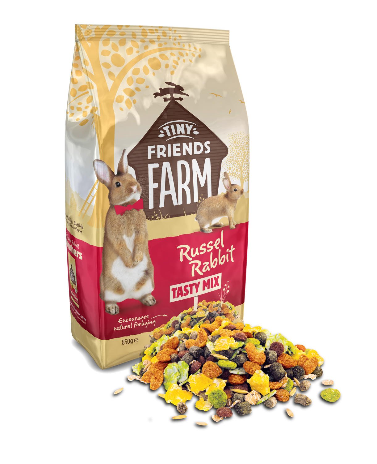 Supreme Petfoods Russel Rabbit Muesli, 850g, Pack of 6