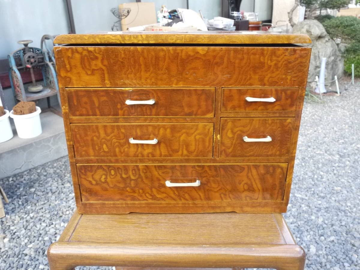 Amazon.co.jp: 【TS20906】欅玉杢材針箱ケヤキ古民芸民藝小箪笥小箱枕 Amazon.co.jp: 【TS20906】欅玉杢材針箱ケヤキ古民芸民藝小箪笥小箱枕