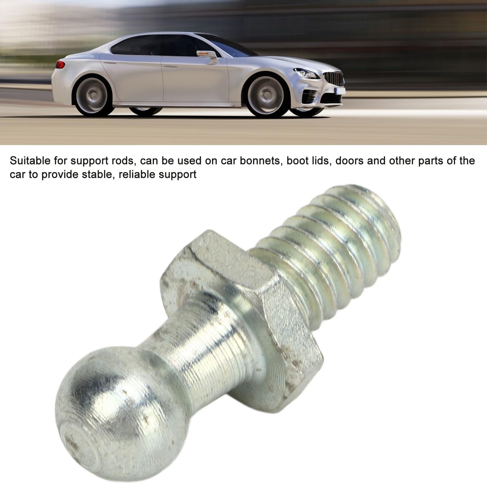 4x Gas Strut Ball Stud Install Kits – 10mm Ball, 5/16 SAE Thread, Zinc Coated 9 thumbnail image