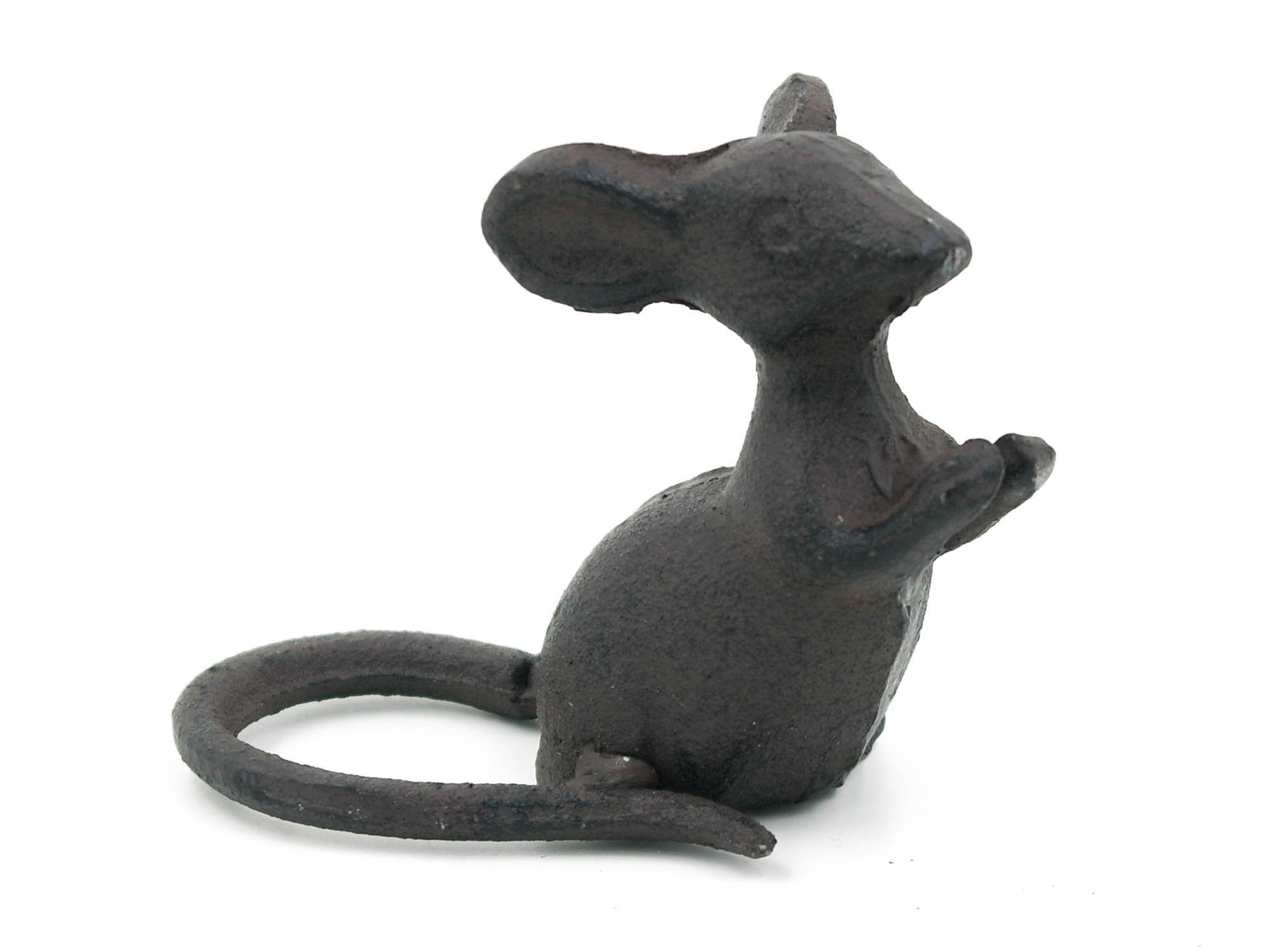 Ascalon Grey Cast Iron Mouse Home Or Garden Ornament