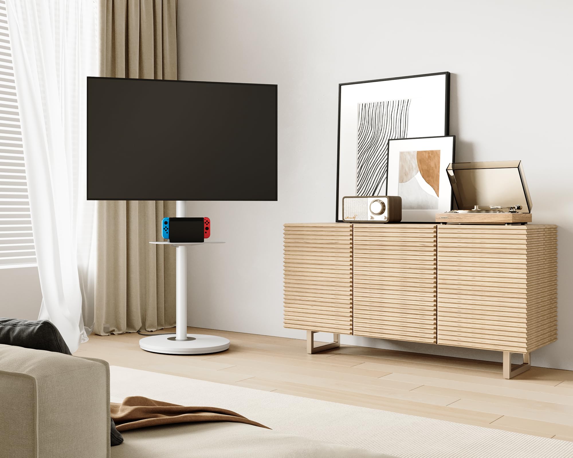 FITUEYES Plaque d'étagère en Métal Capacité de Charge 10kg Convient aux Séries Master 2nd FT48
