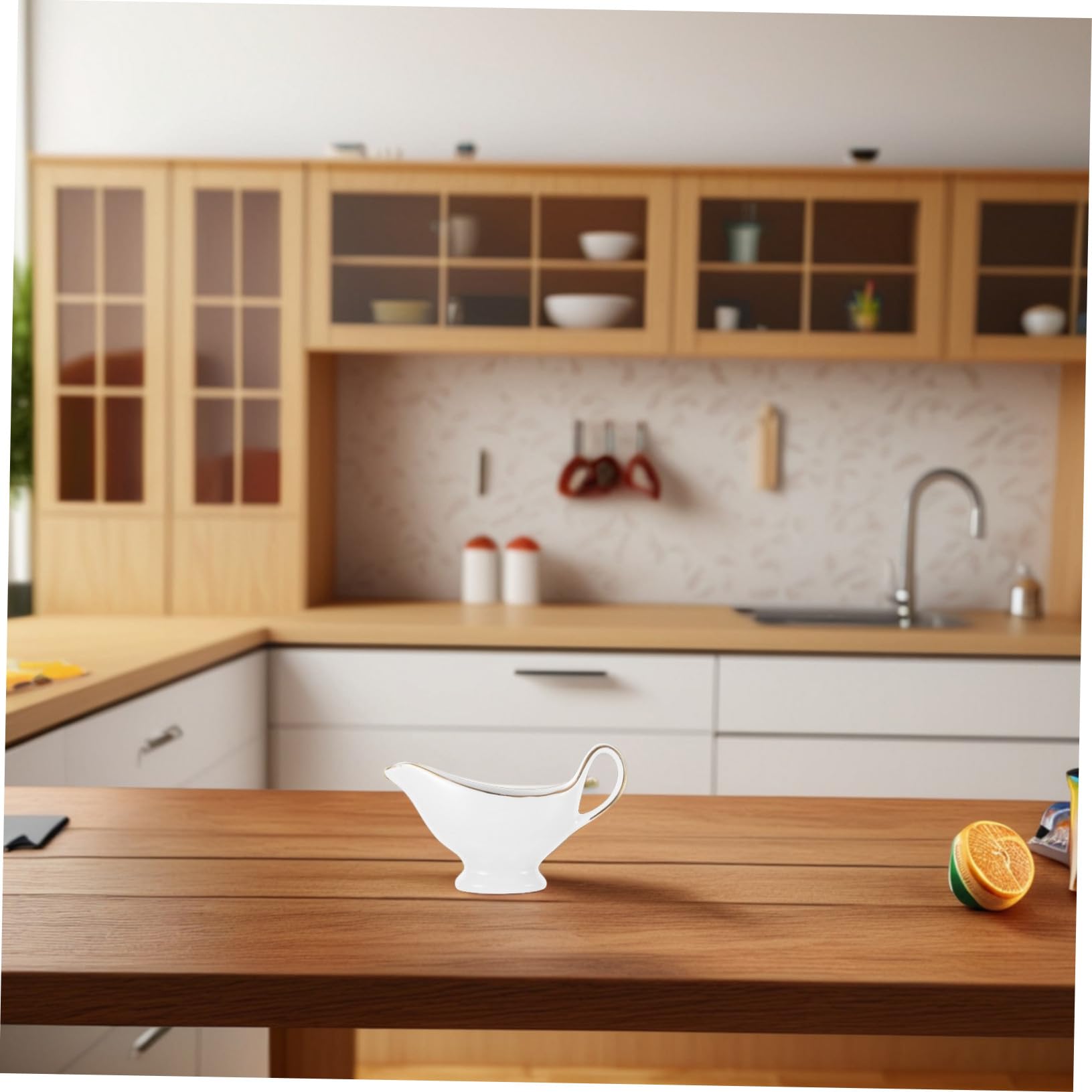 NUOBESTY Salsiera in Dorato, Contenitore per Salsa e Aceto, per Ristoranti e Feste, Design e Funzionale