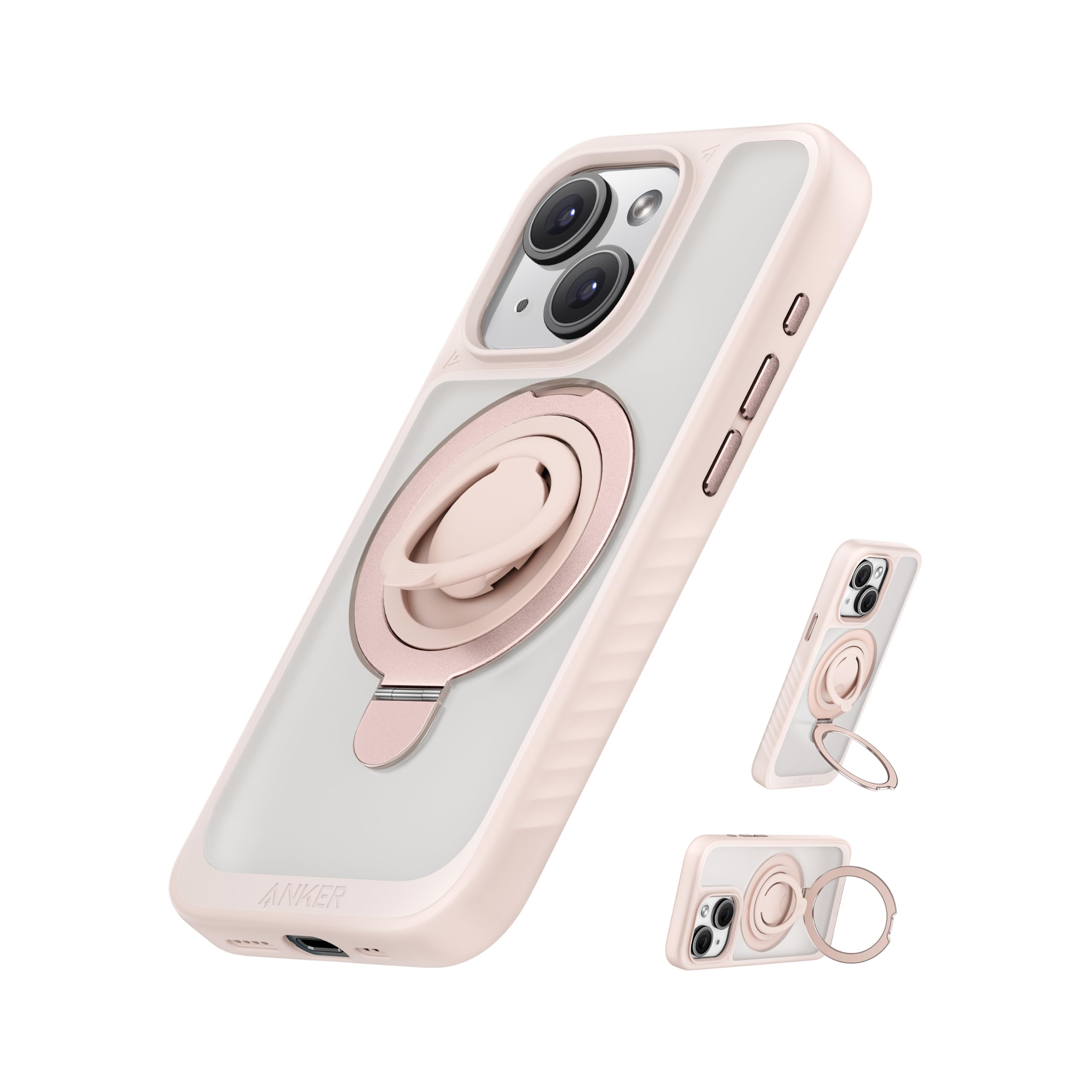 Anker MagGo Magnetic Case with Ring Stand 360° Soft Silicone for