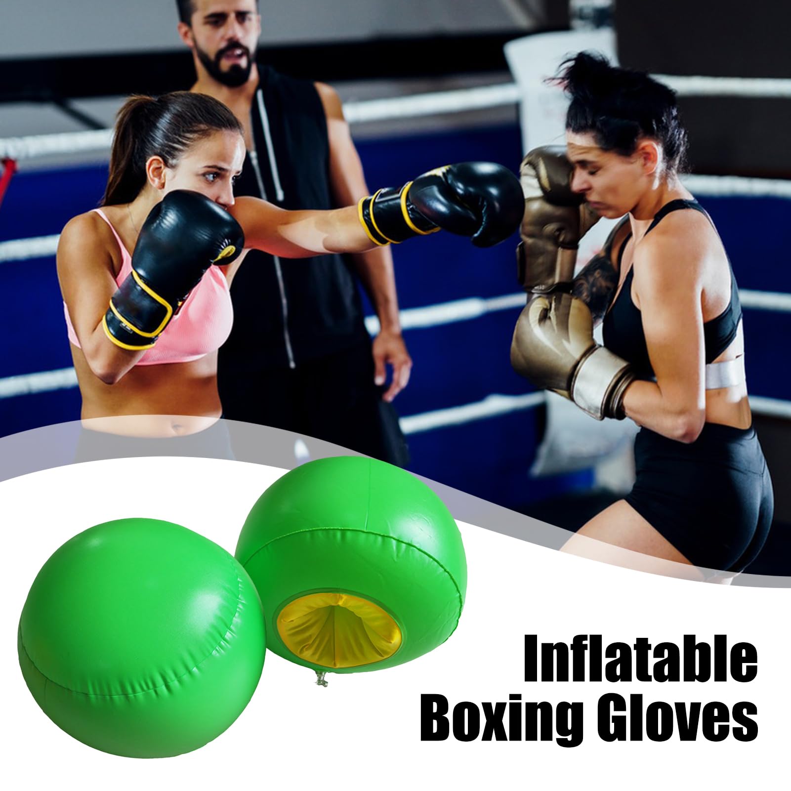 Aufblasbare Handschuhe Erwachsene | PVC Workout Punching-Fäustlinge