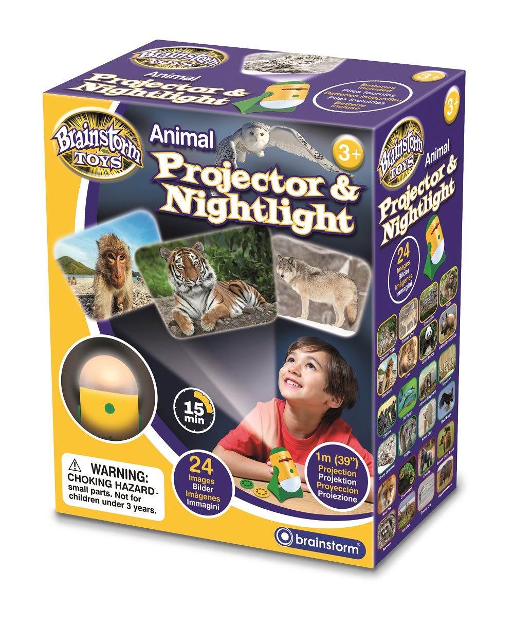 Brainstorm Toys E2053 Projector and Nightlight, Animal