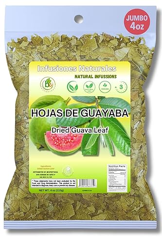 Miniatura 8 de Hojas de Guayaba - Té de hierbas  4 oz (113 g)  Té de hojas sueltas de hoja de guayaba 100% natural natural  Sin cafeína, vegano, sin OMG, sin