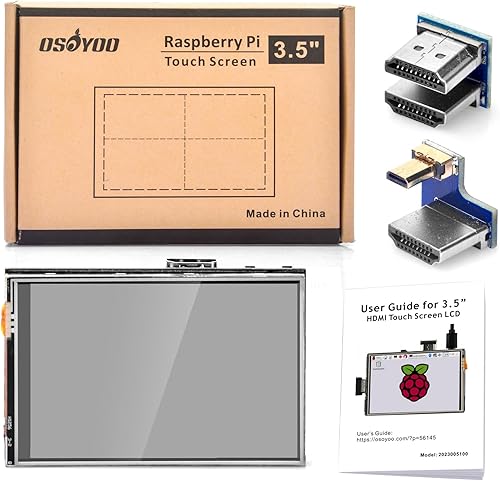 Miniatura 9 de OSOYOO 3.5 "HDMI LCD pantalla táctil para Raspberry Pi 5 4 3 2 con lápiz óptico