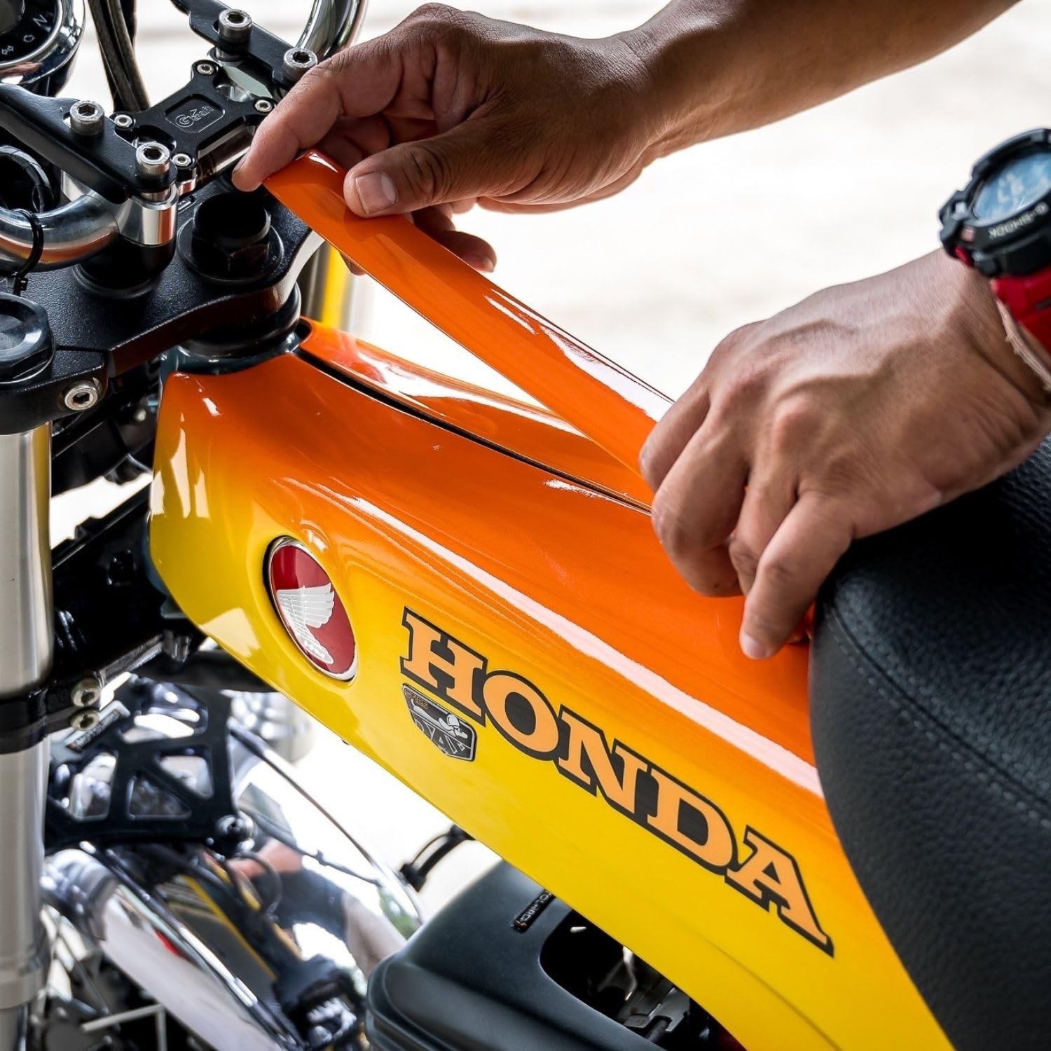 dax125 ダックス125 フレームボディカバー ホンダ ダックス125 ST125用フレームボディカバー/ MotolordD
