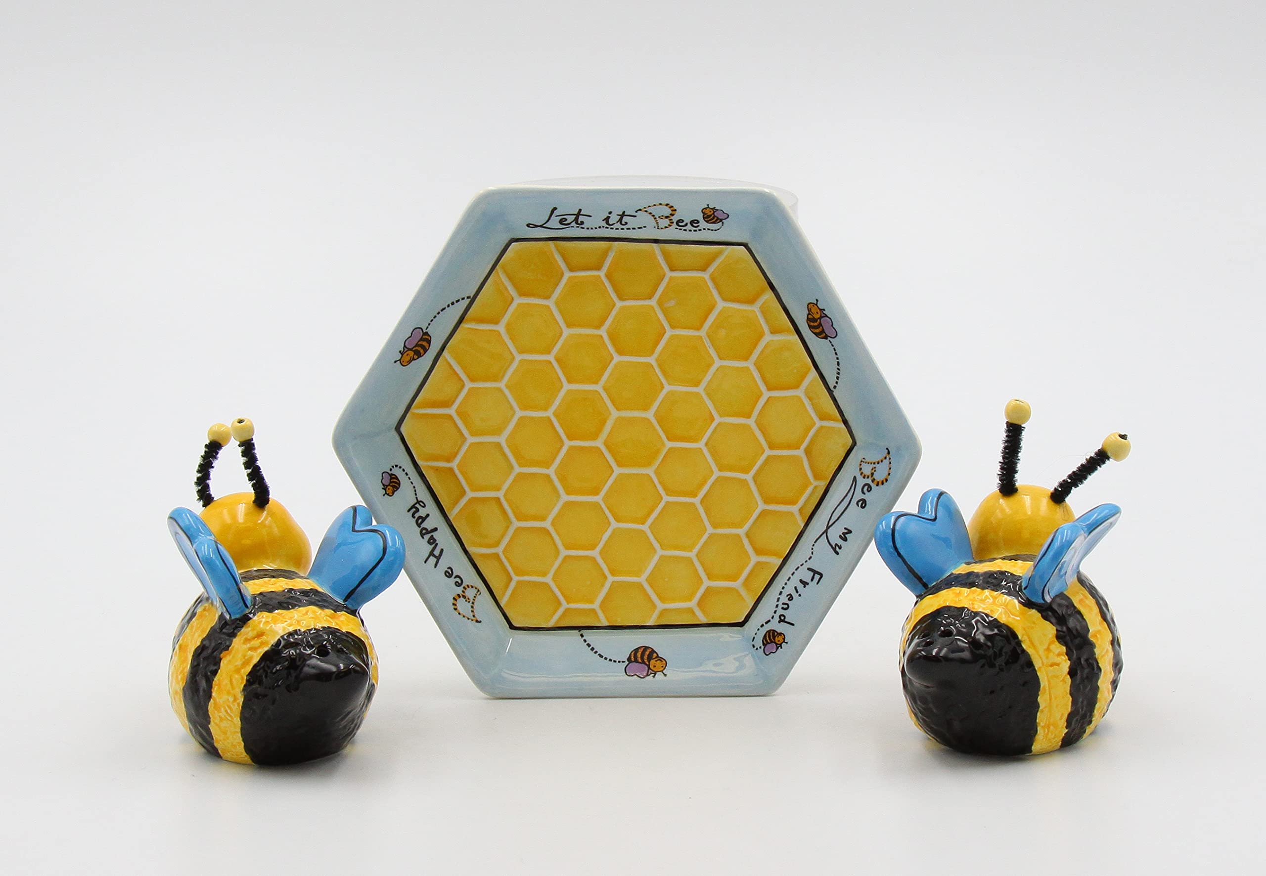 Bee Salt & Pepper Set - Appletree Ceramic -5