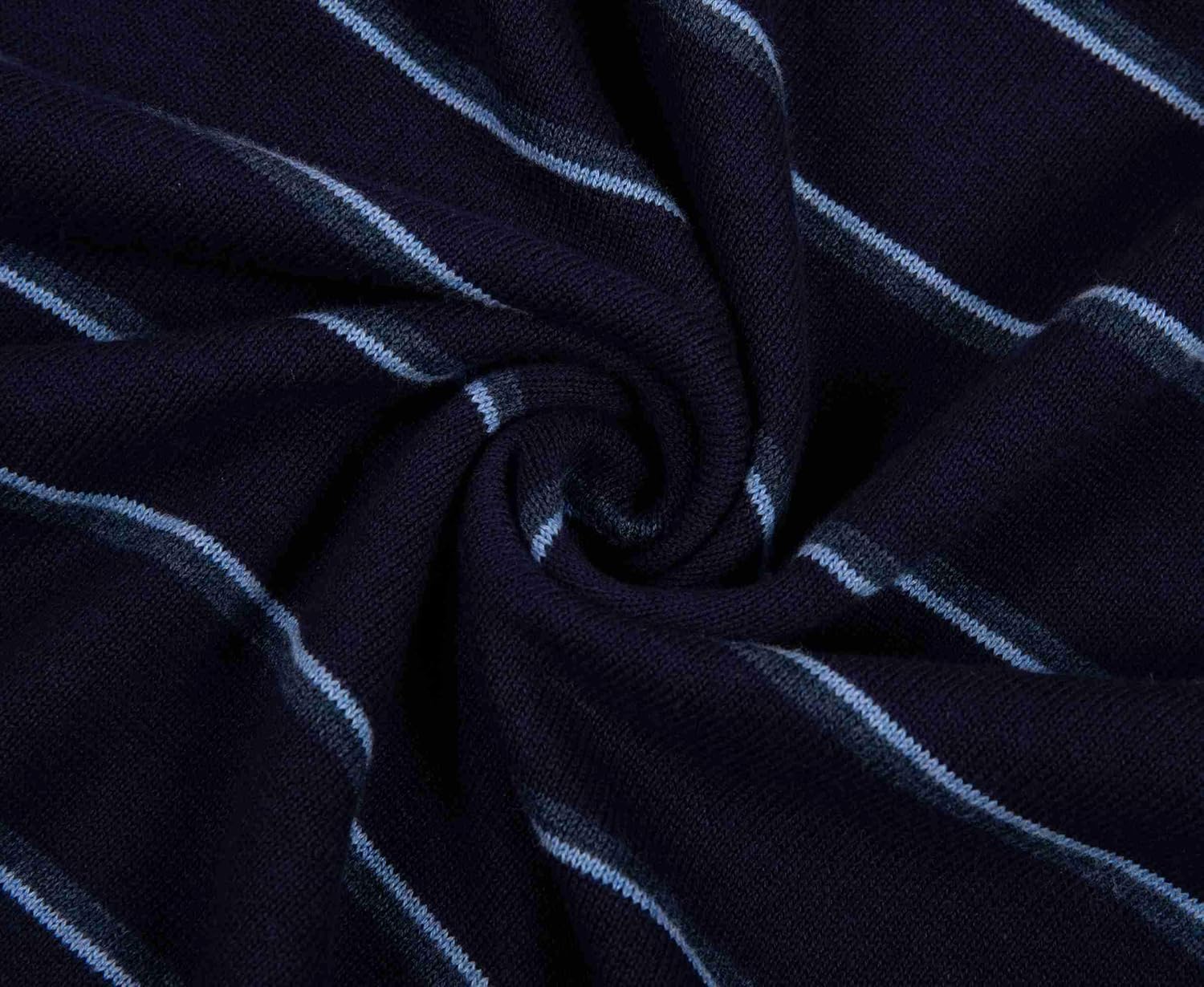 Krumba Mens Oversized Knitted Sweater: Crewneck Striped Long Sleeve Pullover - Image 4