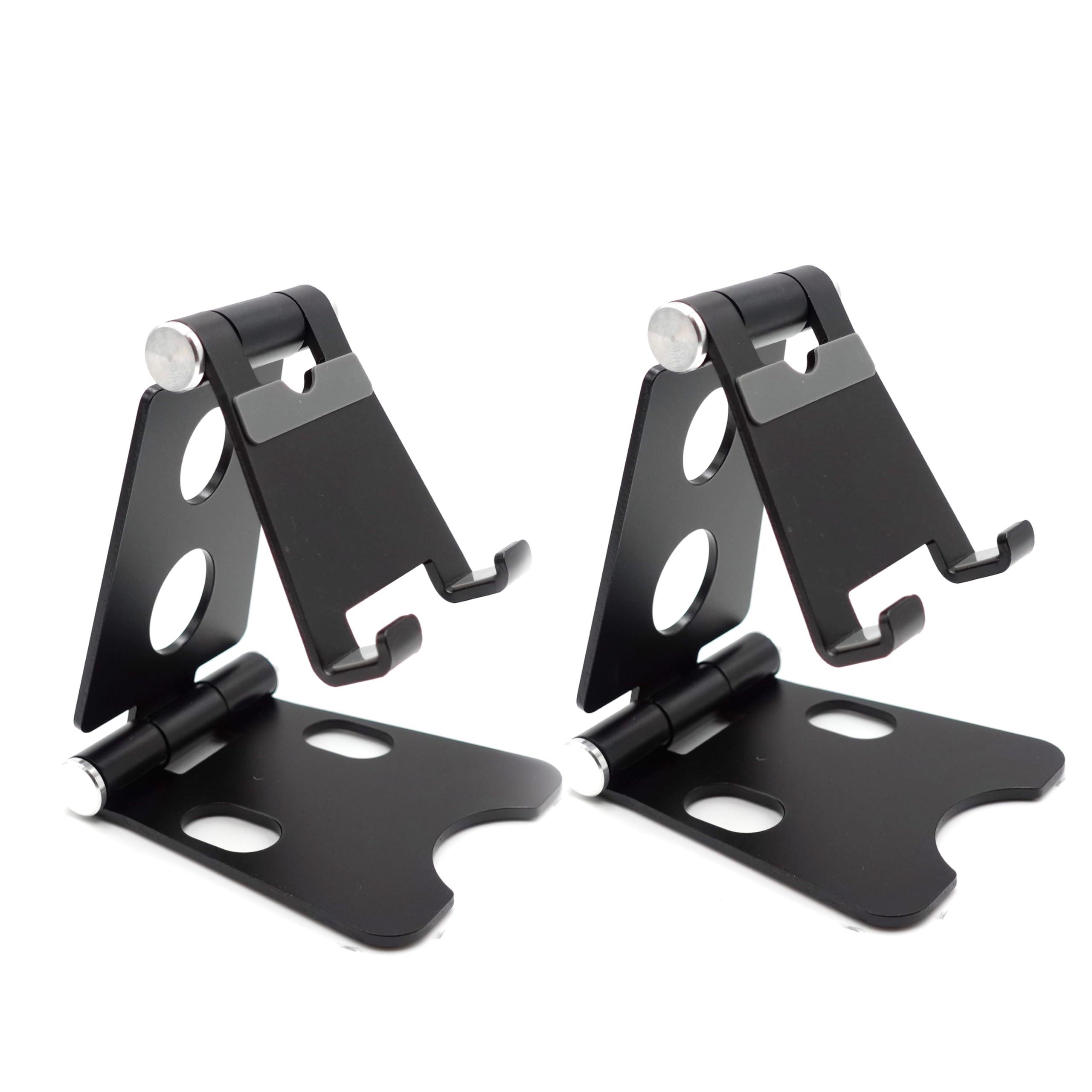 Premium Cell Phone Stand - Pack of 3 Adjustable Aluminum Stands for iPhone, Samsung Galaxy, Kindle, iPad Nintendo Switch and More