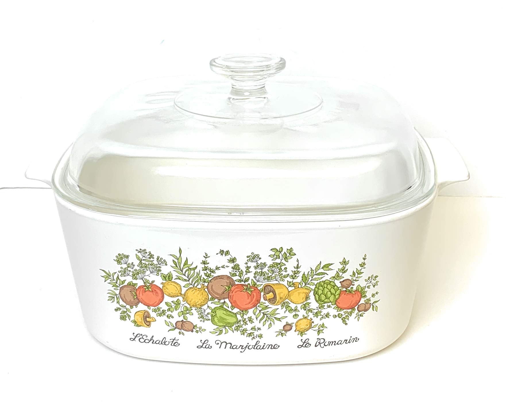 Vintage Corning Ware Spice O Life Large Quart Covered