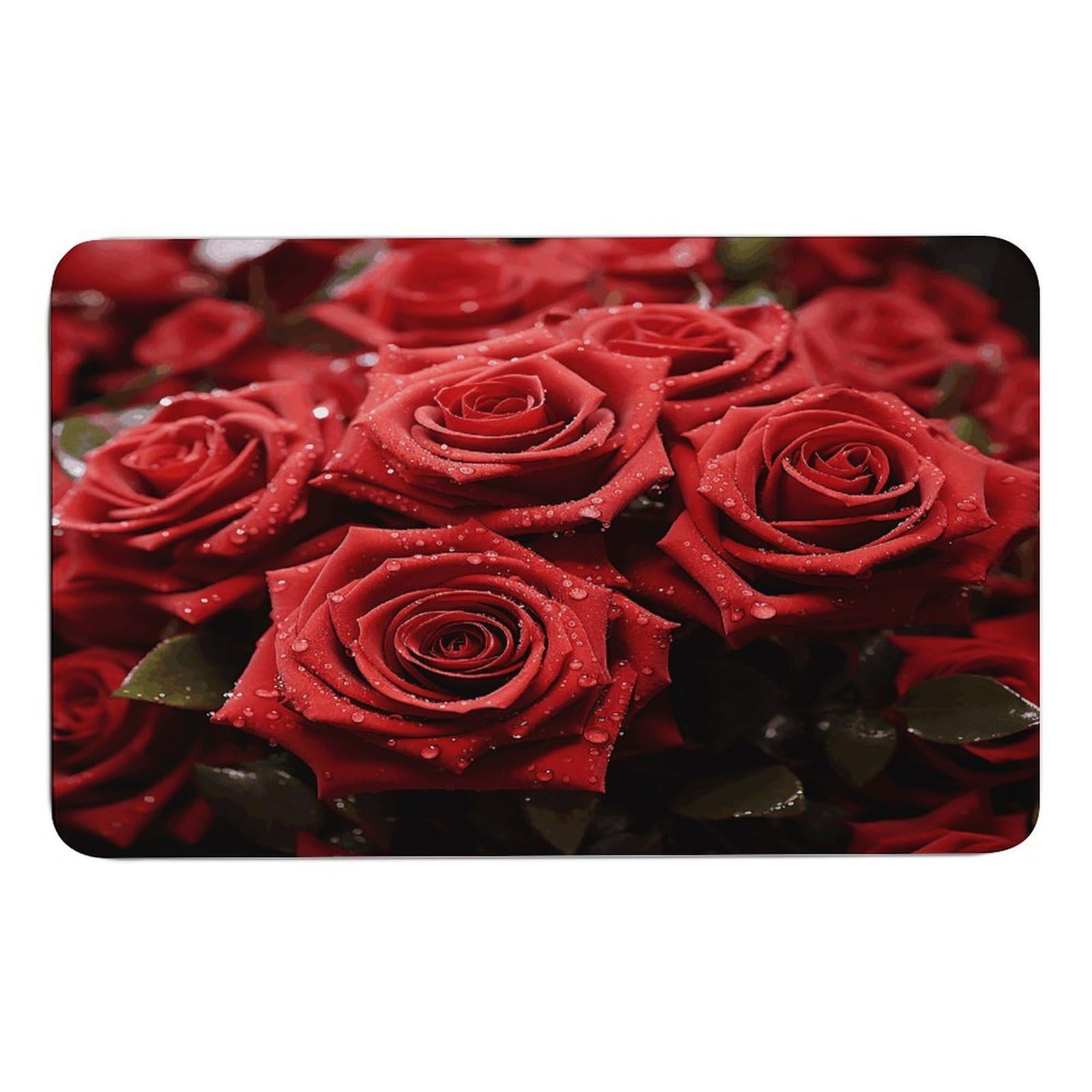 Alfombrillas Rose Diatomite 50x80cm ACEPrints alfombra rectangular rosa para baño
