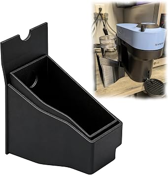 Capsules Container with Tray, Compatible with Nespresso Vertuo Pop& Vertuo Pop+ Deluxe Replacement Capsule Holder, Easy to Clean