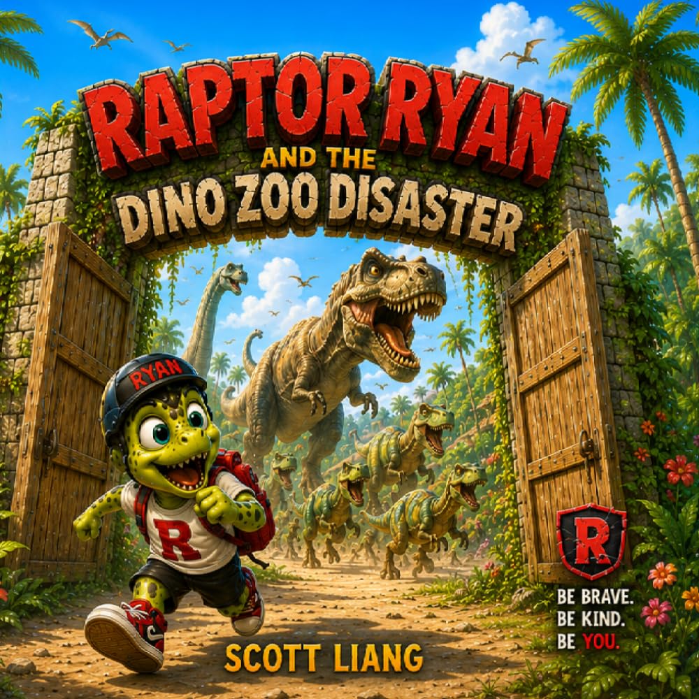 Raptor Ryan and the Dino Zoo Disaster: A Funny Rhyming Dinosaur Adventure Picture Book for Kids Ages 3–7 (Raptor Ryan Dino Disasters)