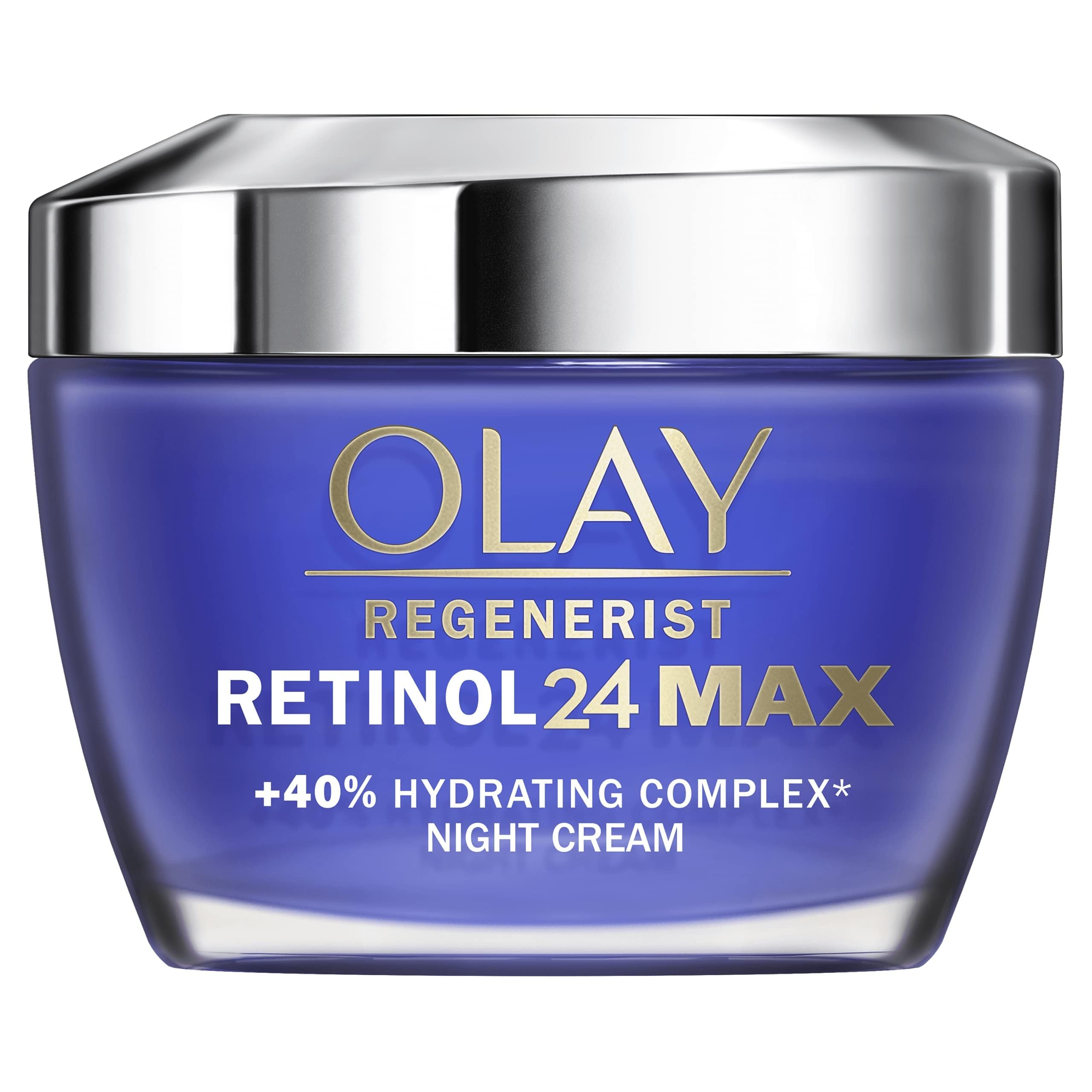 Olay Retinol 24 MAX Nachtcreme mit 40 % mehr Retinol-Komplex, Olays stärkster Retinoid-Komplex, 50 ml