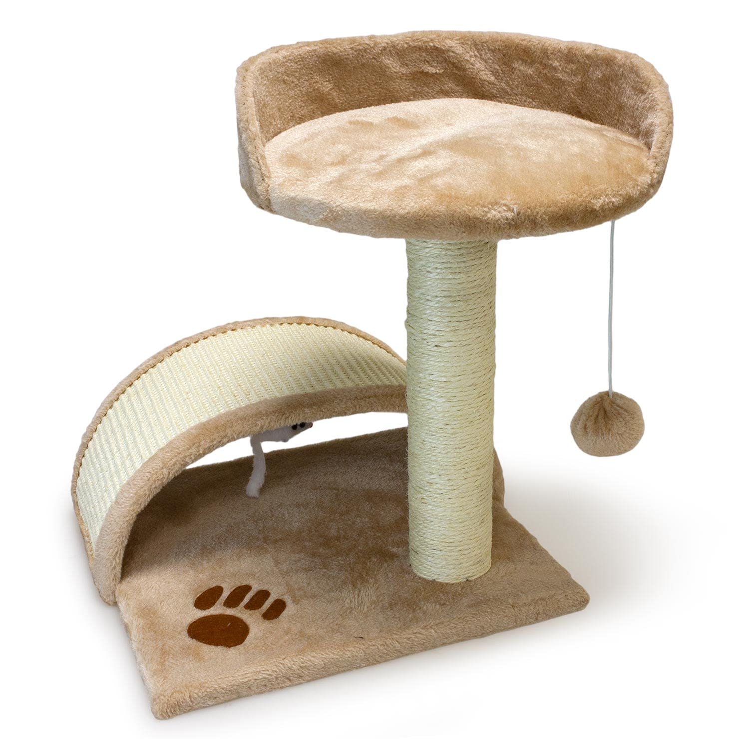 Arquivet 8435117843752 Scraper with Post and Bow 50 cm Beige