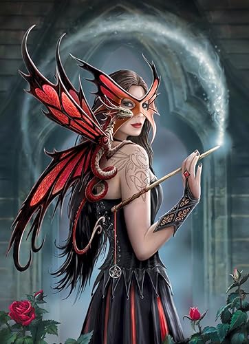 Vista 2 de EuroGraphics Spellbound by Anne Stokes - Rompecabezas de 1000 piezas
