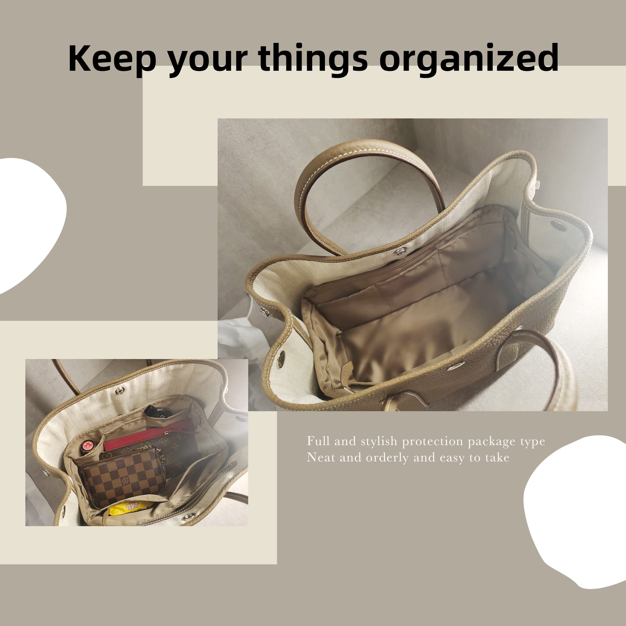 Organizzatore Borsa In Seta Per Birkin - Personalizzabile, 68 Colori, Con Cuscino Memory - Foto 3