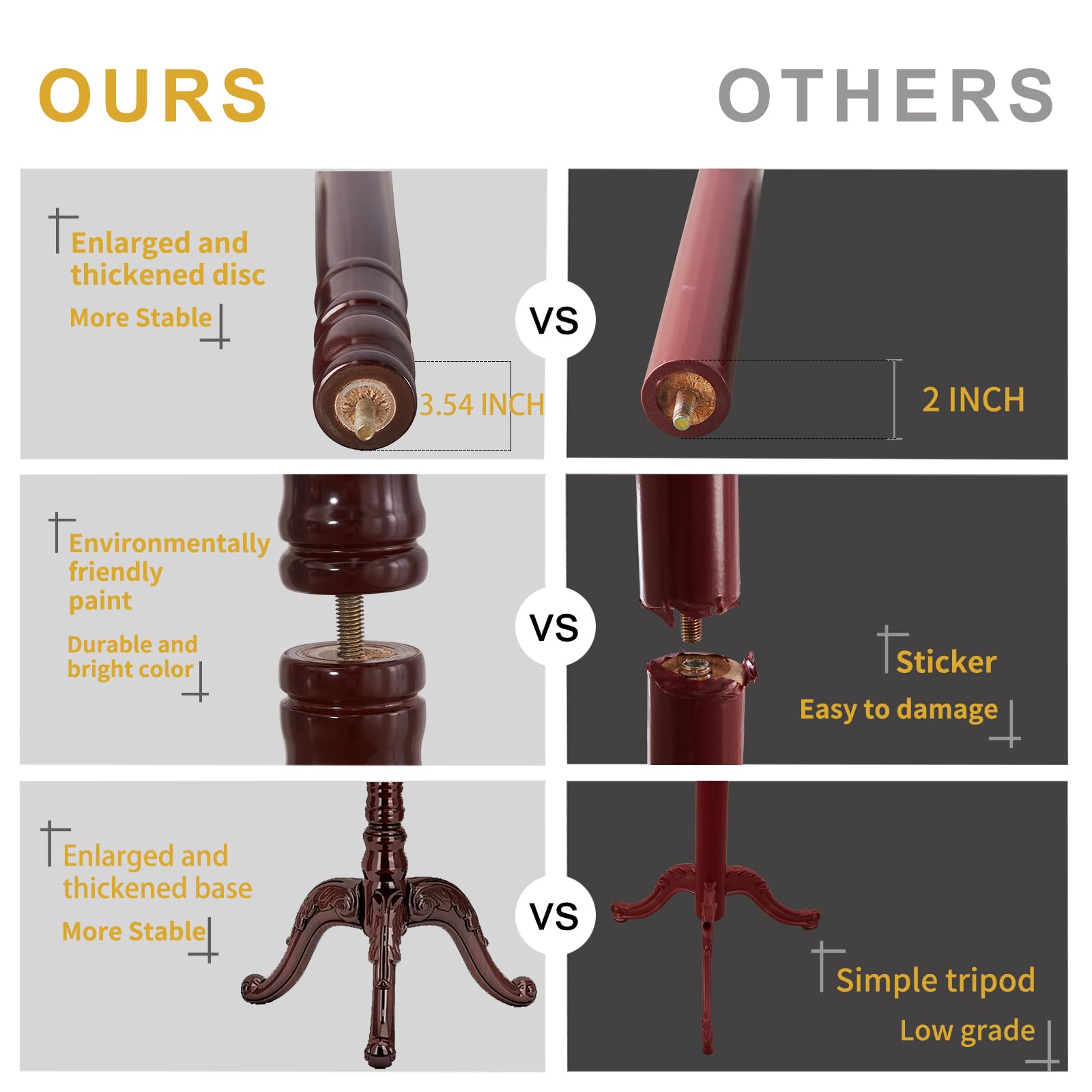 Snaikor Perchero de madera independiente, perchero de madera de abedul natural, soporte de árbol sólido con 14 ganchos, soporte clásico resistente para entrada, oficina