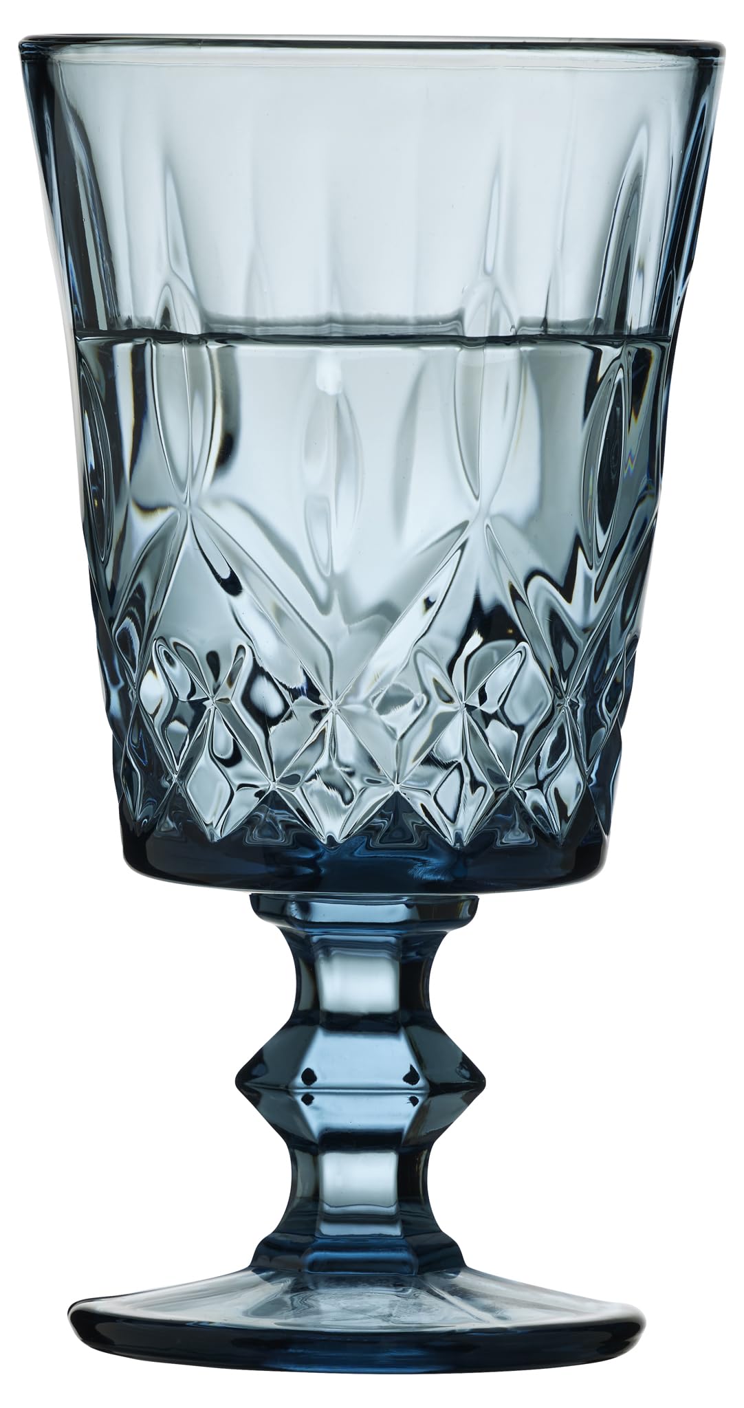 Lyngby Glas Sorrento Şarap Kadehi 29 cl 4 Adet Mavi