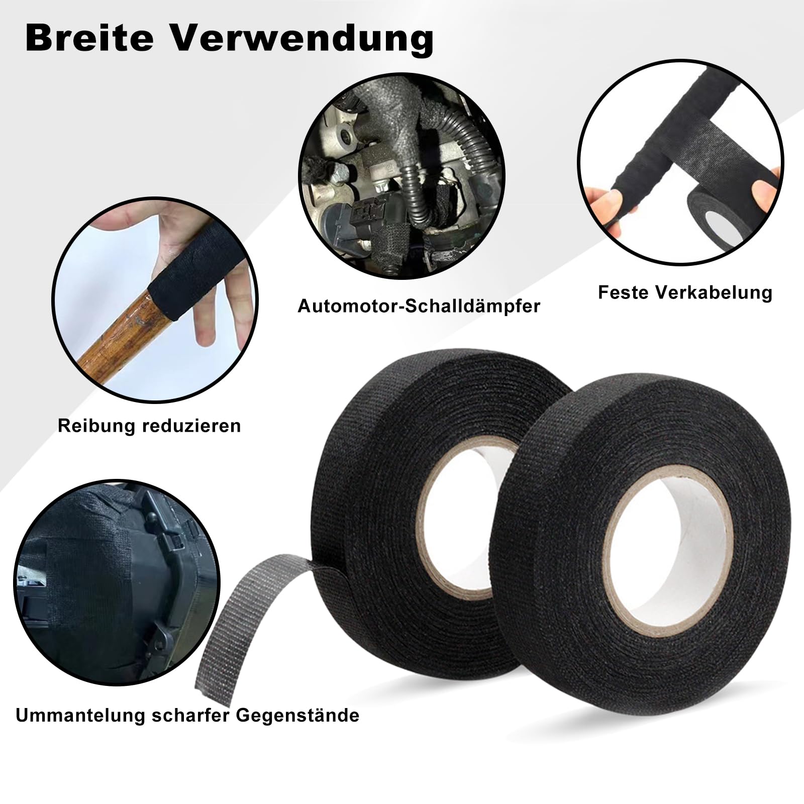 Nastro Isolante Nero PVC - 4 Rotoli Da 19mm X 15m Per Isolamento Elettrico - Foto 5