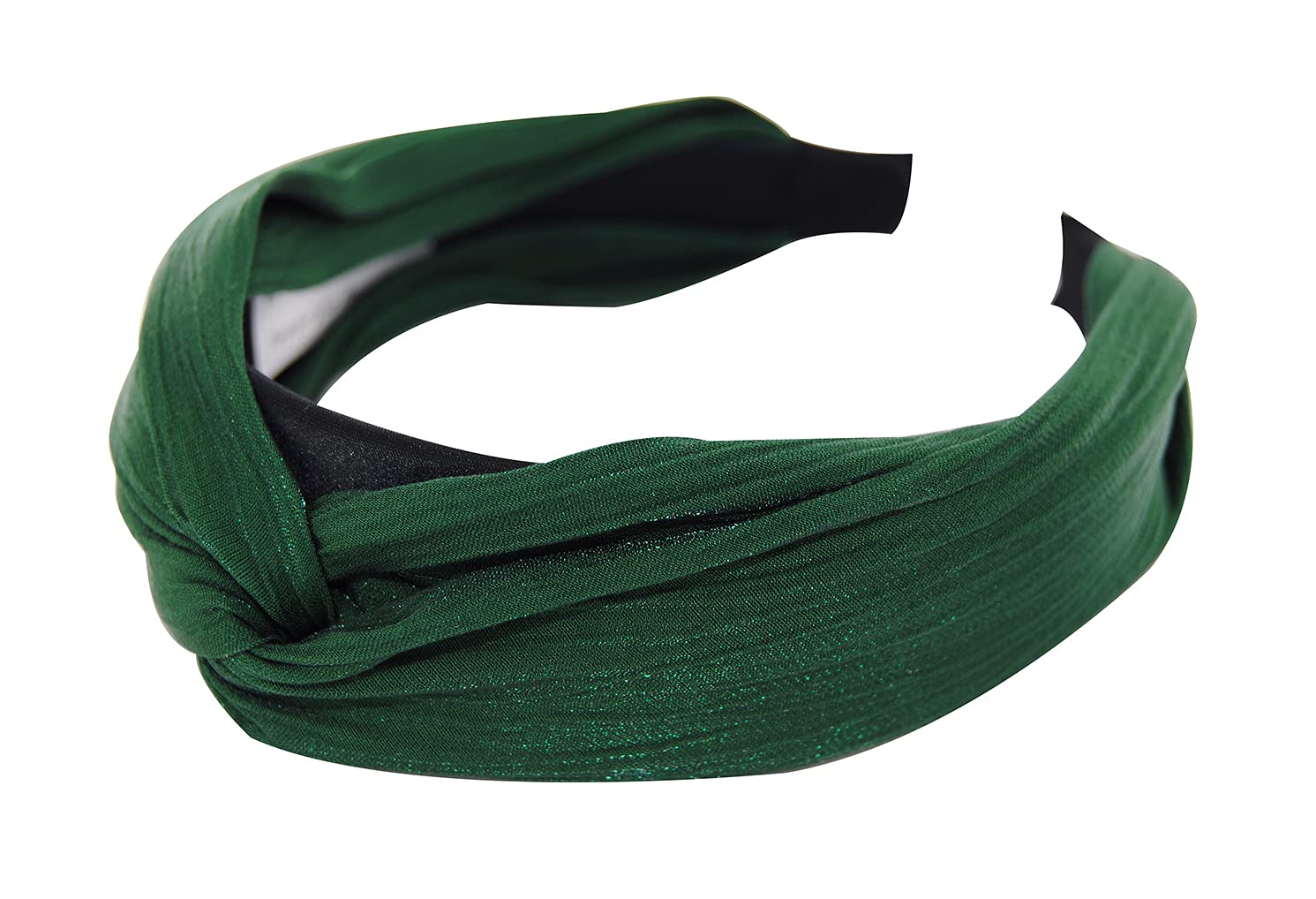 axy HRD2 Headband with Refined Knot and Light Shine - Beautiful Headband Hair Accessories (Green) - Image 3