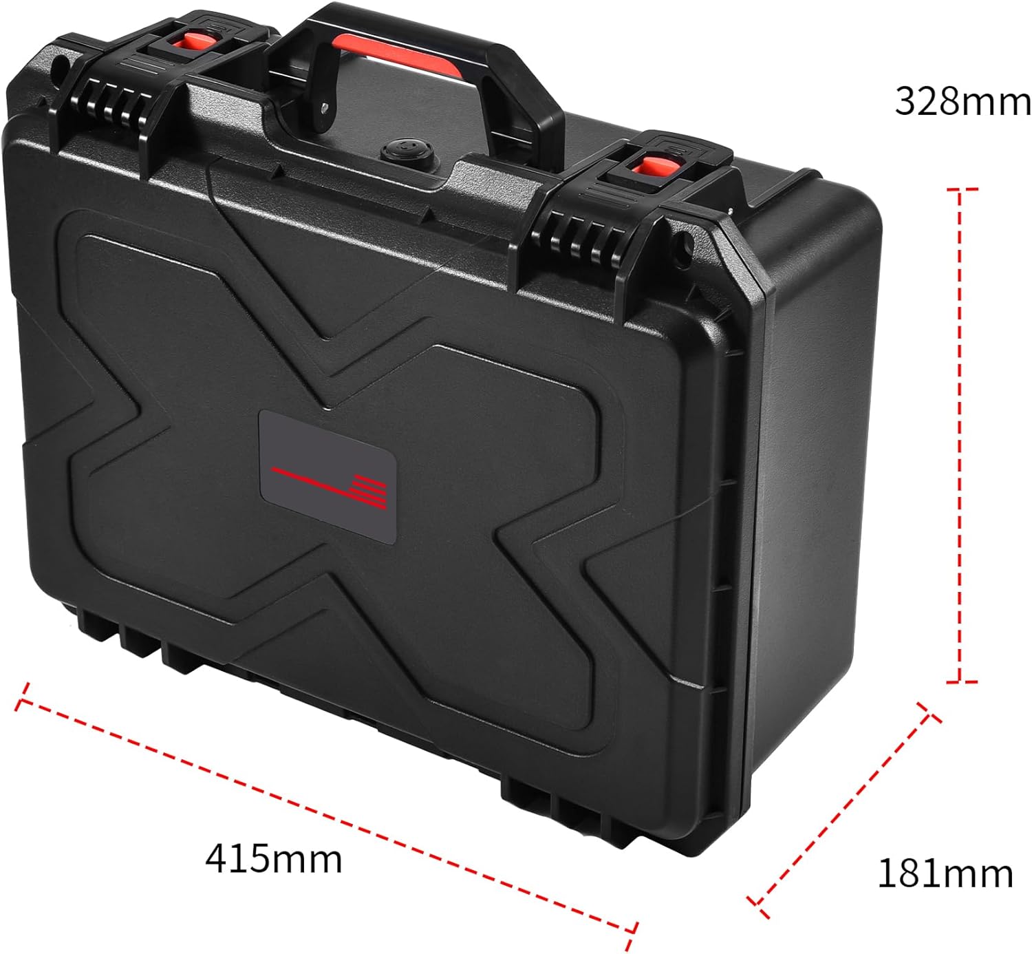 Camera Hard Cases DSLR SLR Lenses Waterproof Travel Weatherproof Protection Dividers For DJI Mavic/Air/Mini Drones for Sony FE 400-800mm f/6.3-8 G OSS For Gopro (Only Case) 16.2x12.8x7inch - Image 3