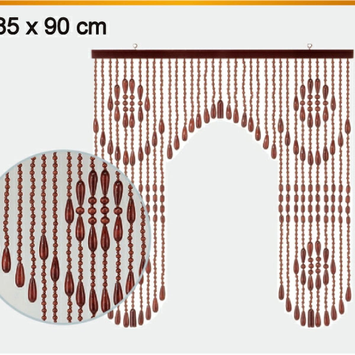 川島セルコン　昭和レトロ　珠暖簾　玉のれん　ロング 珠のれん 35連 巾 約85×丈90cm 川島織物セルコン のれん | 【公式