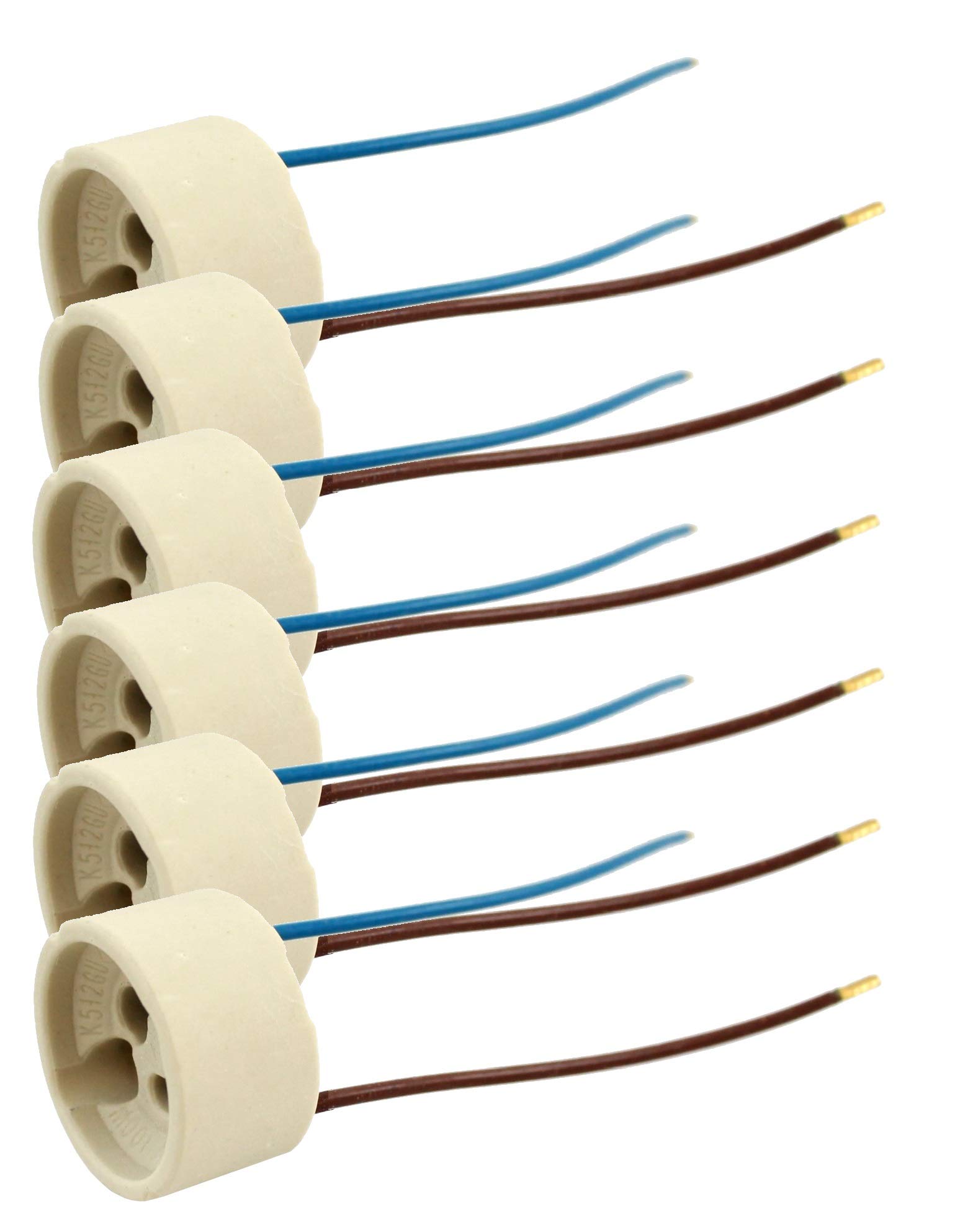 Trango 6er Set IP44 Bad Einbaustrahler aus Edelstahl gebürstet 6729IP-062GCOBSDAK inkl. 6x 3 Stufen dimmbar LED Leuchtmittel, Dusche Einbauleuchten, Außen I Feuchtraum Deckenstrahler, Deckenspots