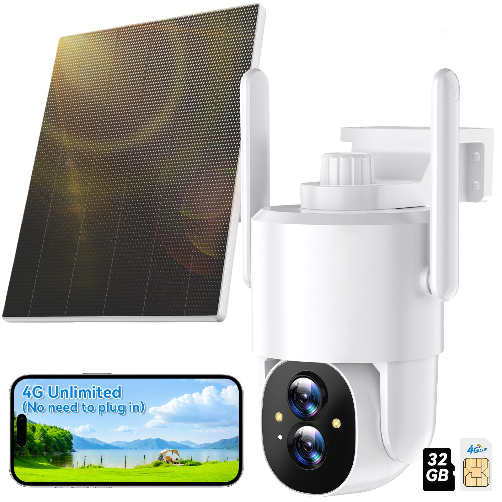 Amazon.com : AMTIFO 4G LTE Cellular Security Camera - No Wi-Fi Needed
