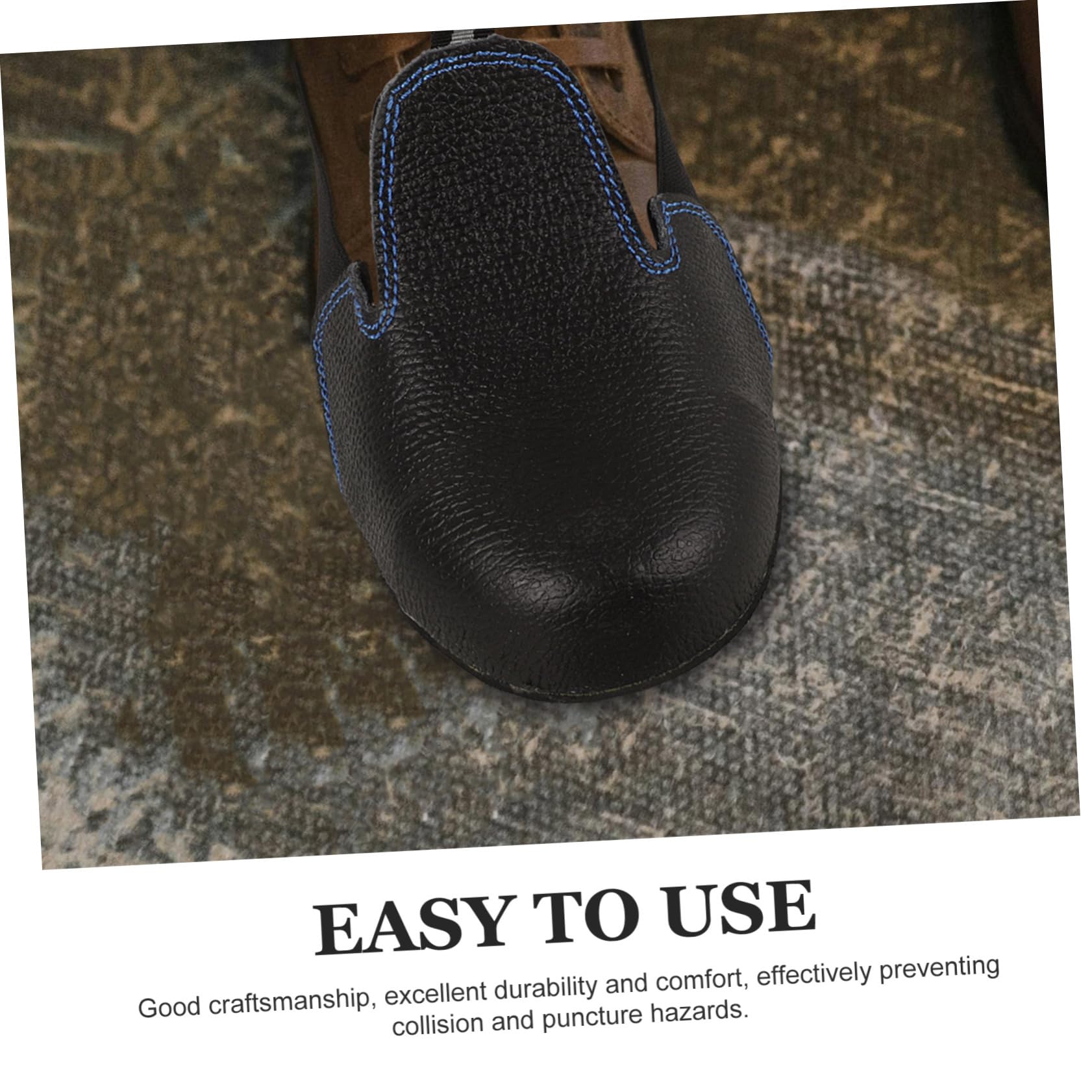 Cubrezapatos de Seguridad Puntera de Acero para Uso Industrial y Laboral Antiperforación y Antiaplastamiento para Trabajadores Exteriores