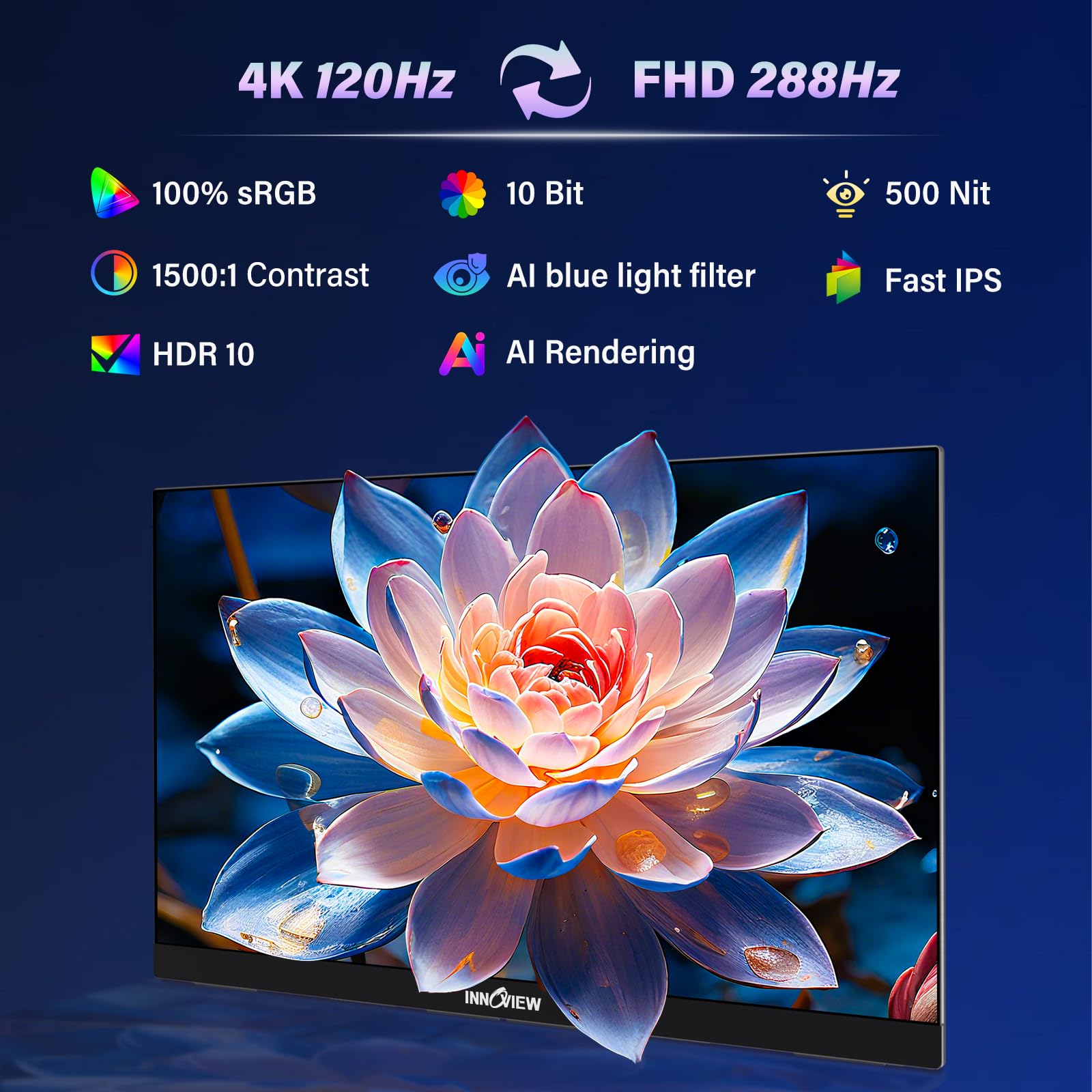 Amazon.co.jp: InnoView 27インチ モニター デュアルモード 4K UHD