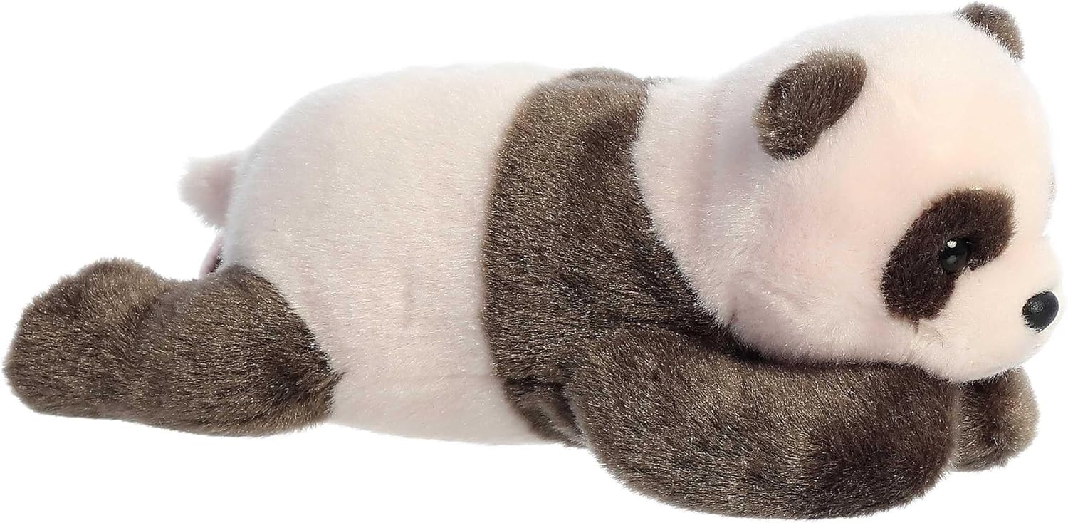 Aurora® Adorable Mini Flopsie™ Newborn Panda™ Stuffed Animal - Playful Ease - Timeless Companions - Pink 8 Inches - Image 3