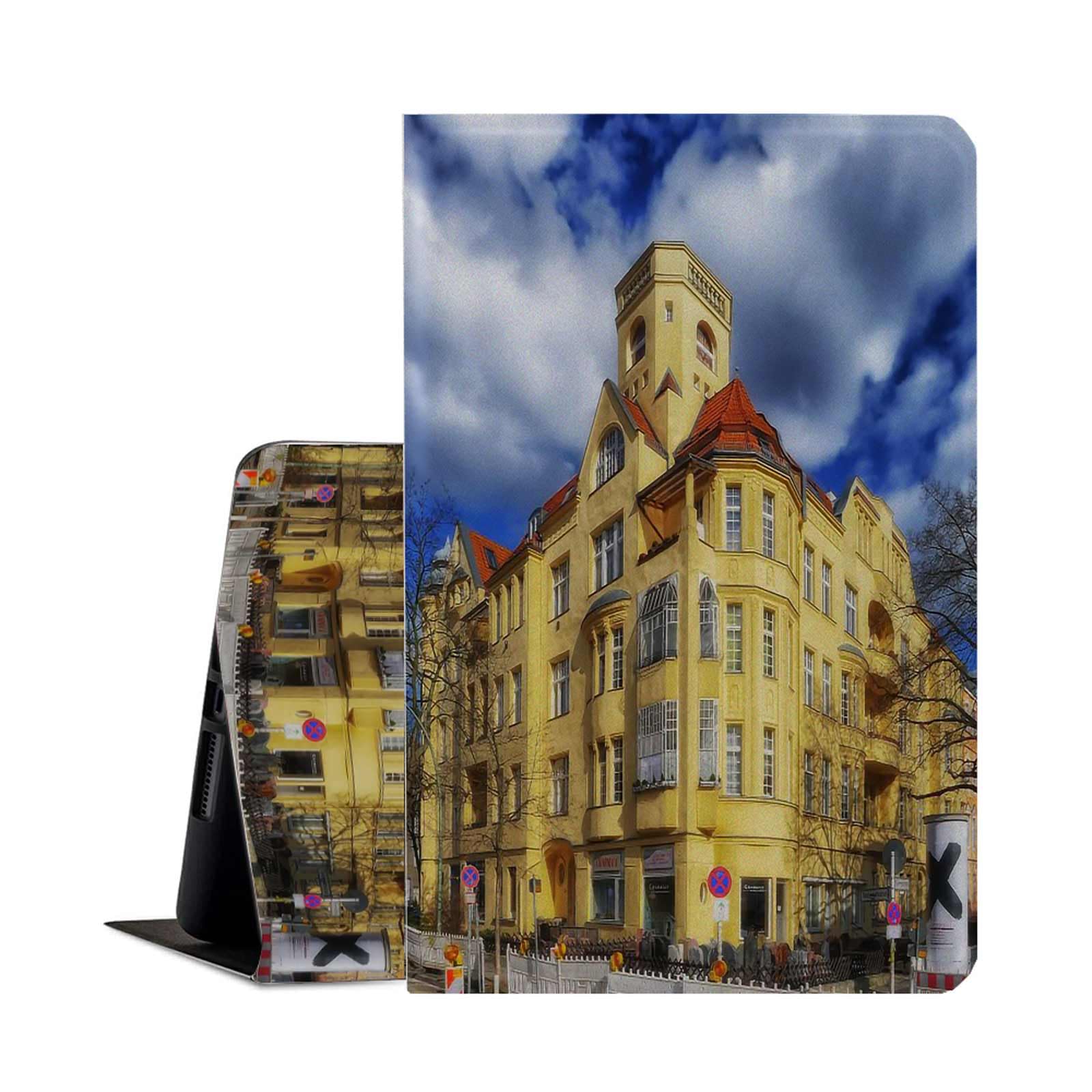 Case for iPad Air 5th Generation 2022/iPad Air 4th Generation 2020 10.9 Inch,Shockproof Kids Case for iPad Air 5th/4th Generation 10.9-Inch Berlin Friednau Germany Building Sky Clouds City Cities Urba