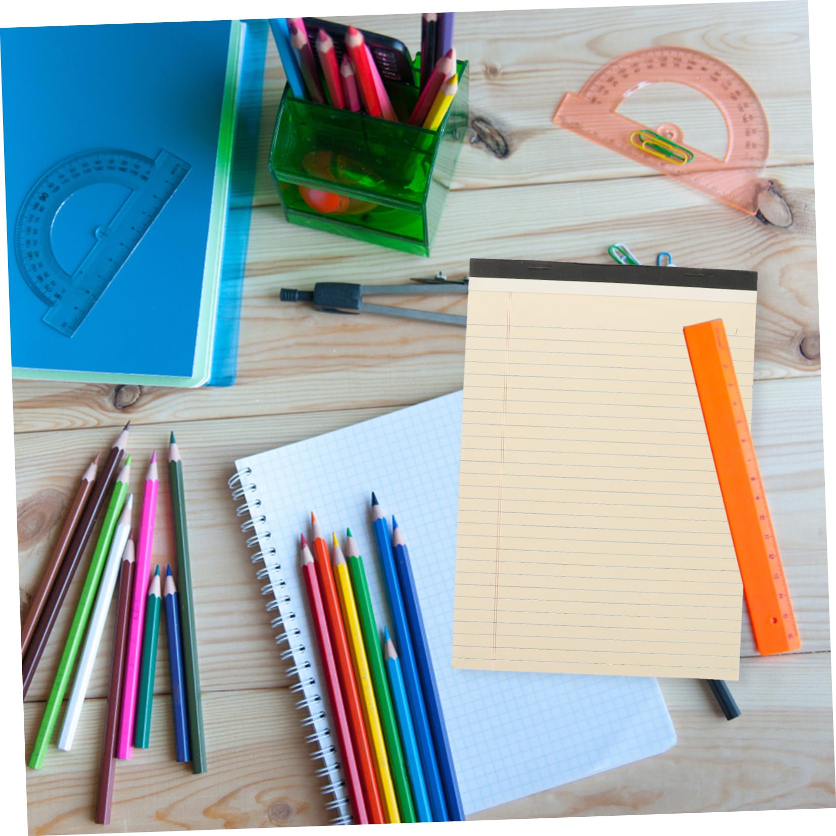 STOBOK Blocco Note A4 Tascabile 4 Pezzi, Quaderno Per Appunti Senza Colla, Carta Strappabile Per Ufficio, Scuola e Uso Domestico, Blocchi Note Multifunzione Per Pianificazione e Promemoria Quotidiani