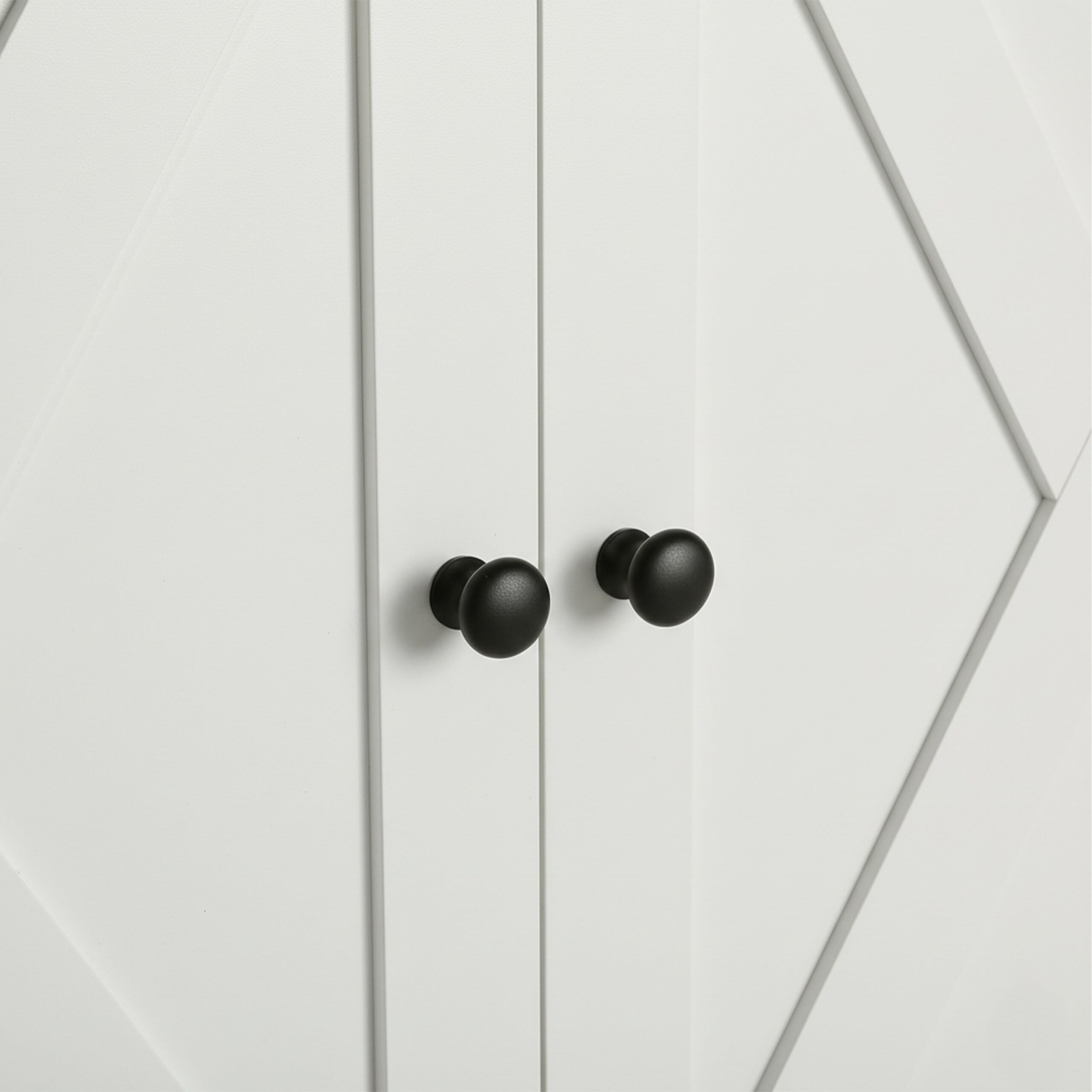 Relaxdays Armoire pour Chat avec cloison Amovible, entrée latérale, Blanc-Marron, 50x80x53 cm