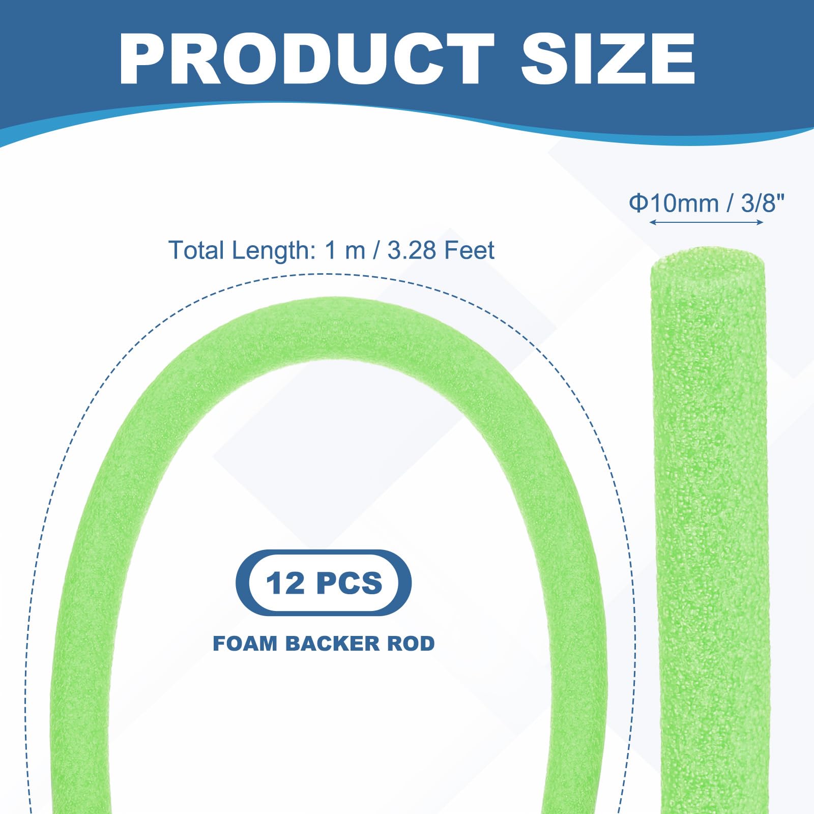 PATIKIL Backer Rod 3/8 In x 3.3 Ft - Image 2