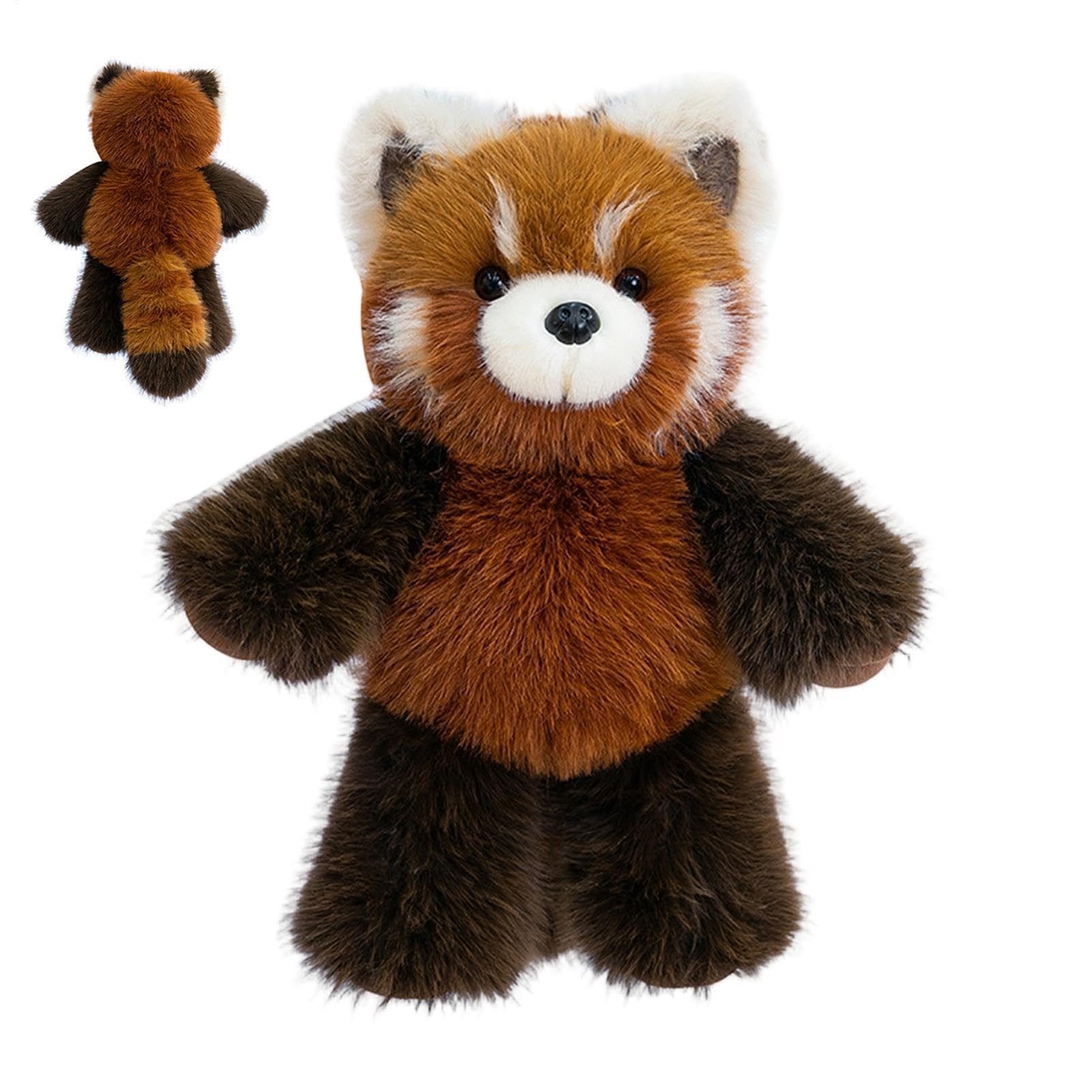Peluche Qui Court PandaRoux Kawaii, Peluche Qui Courent PandaRoux, Peluches Quis Marche Pandas Rouxs, Adorable Doudou Anti-Stress 55 Cm, Décoration Intérieure Et Idée Cadeau pour Toutes Fêtes
