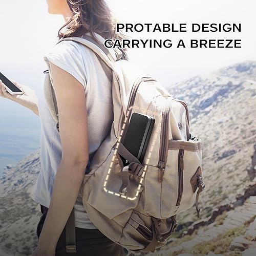 Miniatura 7 de iDPRT Impresora portátil inalámbrica para viajes, 300 DPI sin tinta, térmica, pequeña impresora para uso doméstico, oficina, vehículos, impresora